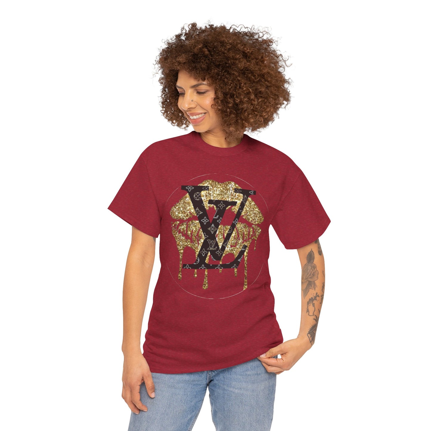 Stylish Statement Tee, Unisex Heavy Cotton T-Shirt, Casual Wear, Fashion Gift, Streetwear Essential, Trendy Graphic Shirt