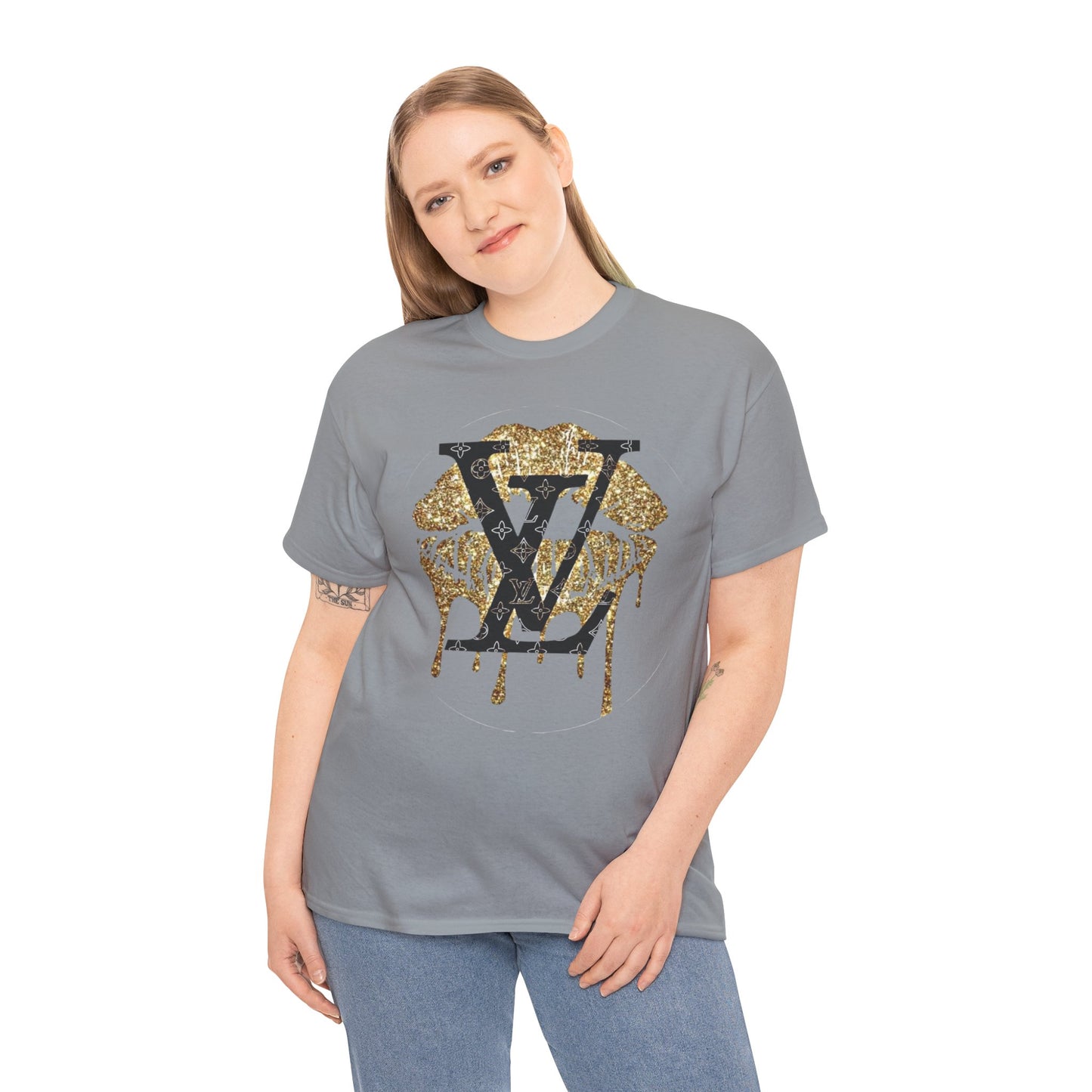 Stylish Statement Tee, Unisex Heavy Cotton T-Shirt, Casual Wear, Fashion Gift, Streetwear Essential, Trendy Graphic Shirt