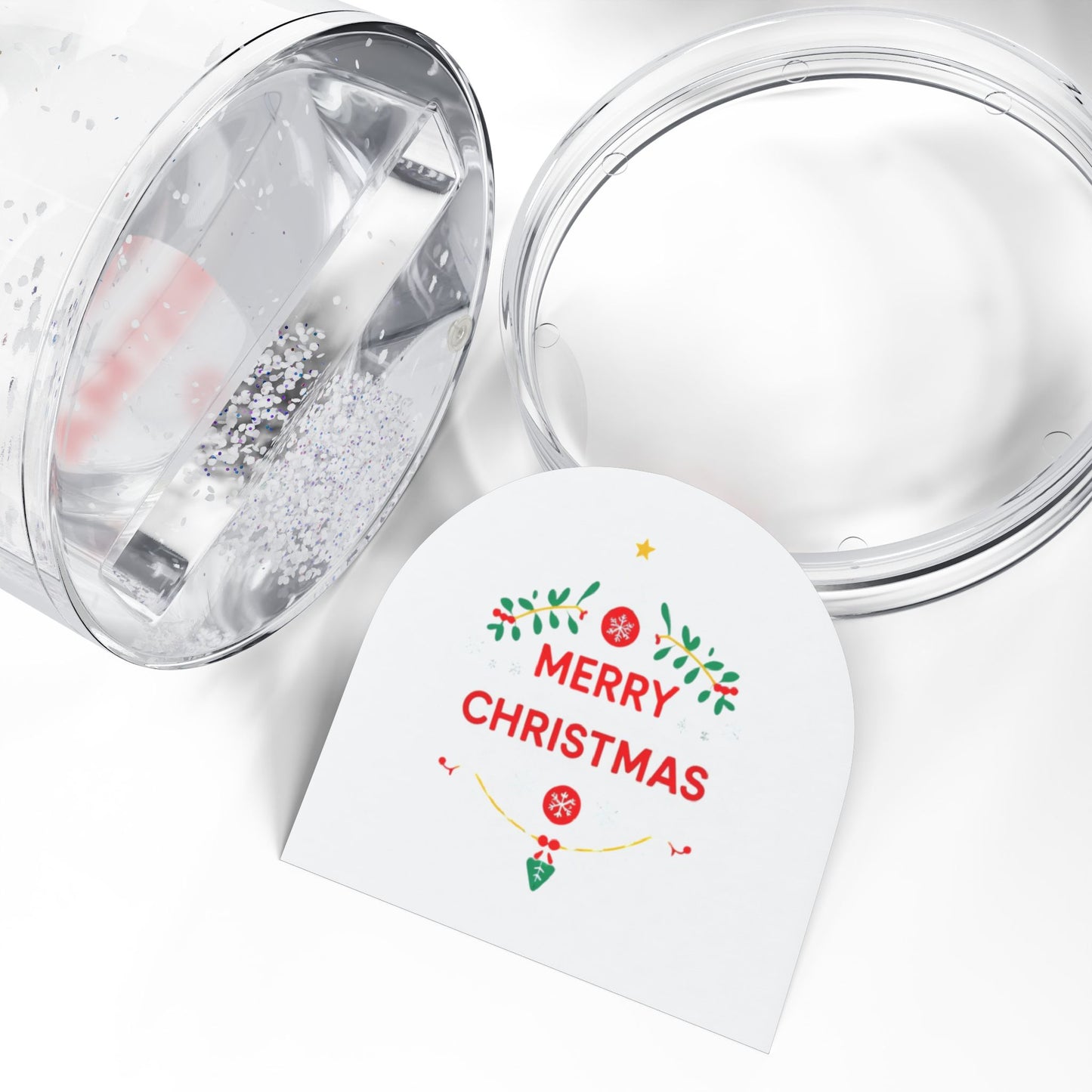 Merry Christmas Snow Globe | Holiday Decor, Winter Wonderland, Christmas Gift, Home Decoration, Festive Keepsake