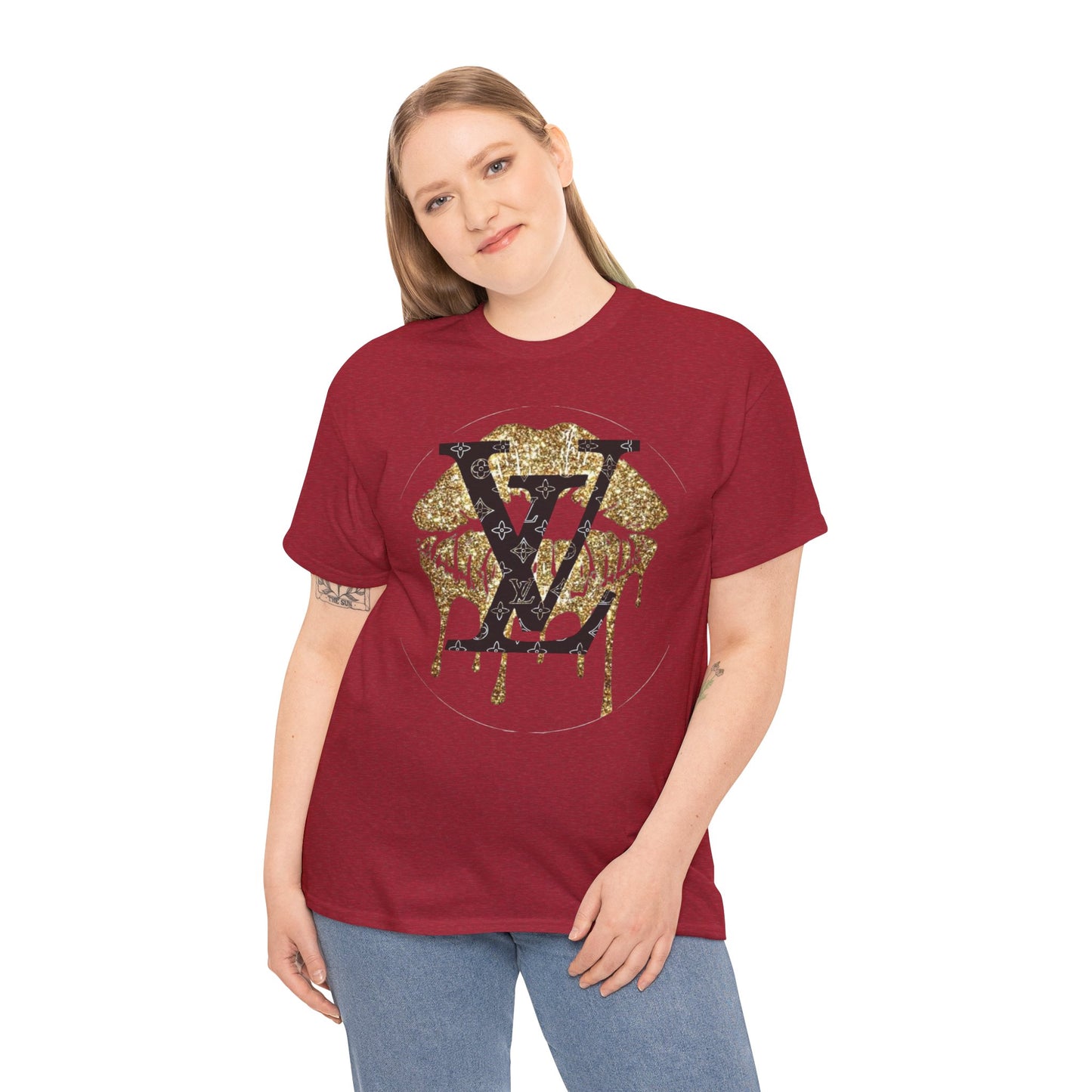 Stylish Statement Tee, Unisex Heavy Cotton T-Shirt, Casual Wear, Fashion Gift, Streetwear Essential, Trendy Graphic Shirt