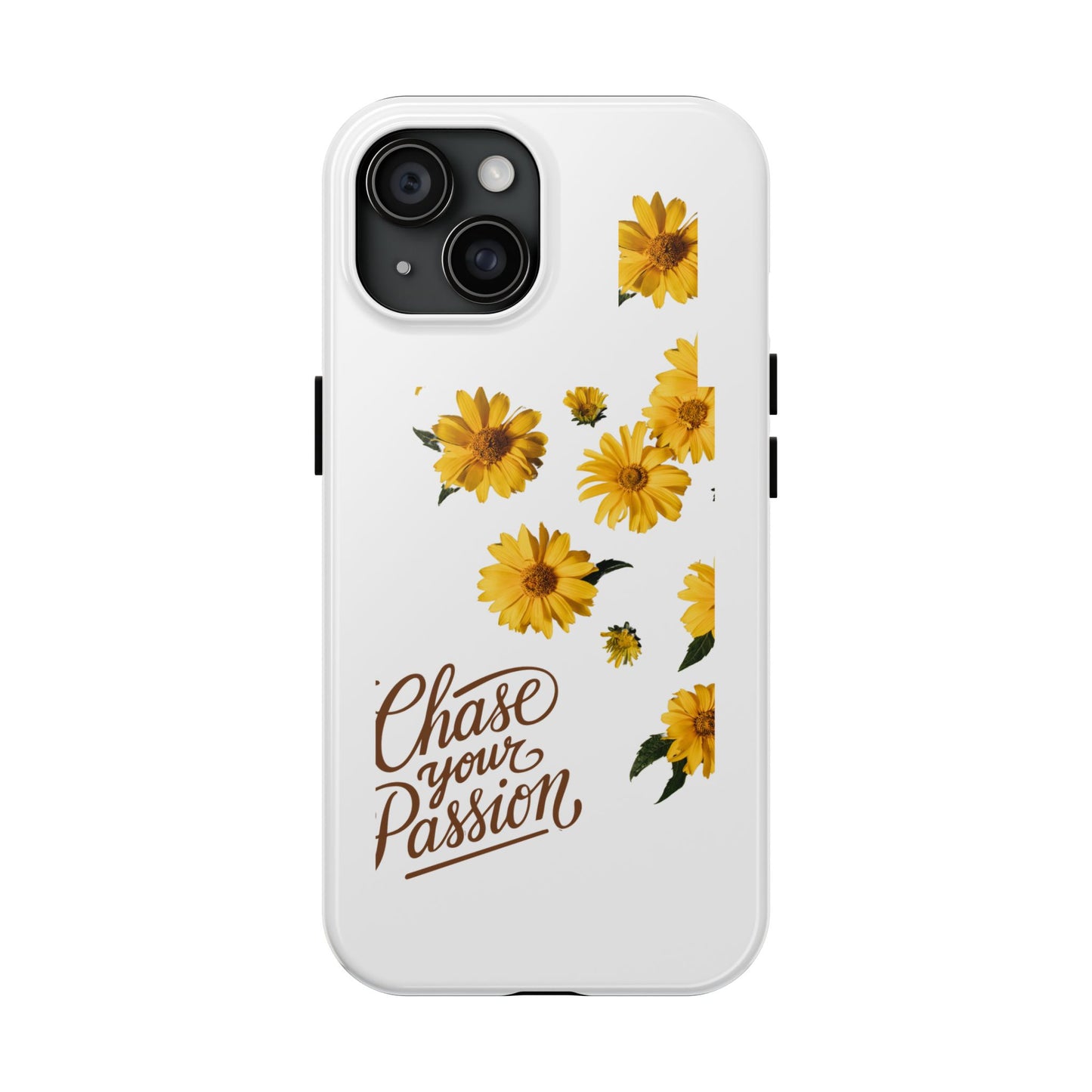 Cover Iphone 15_Chase Your Passion iPhone 15 Case – Floral Design 🌻 | Customizable