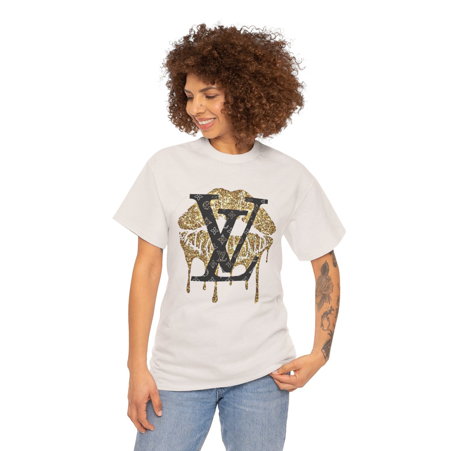 Stylish Statement Tee, Unisex Heavy Cotton T-Shirt, Casual Wear, Fashion Gift, Streetwear Essential, Trendy Graphic Shirt