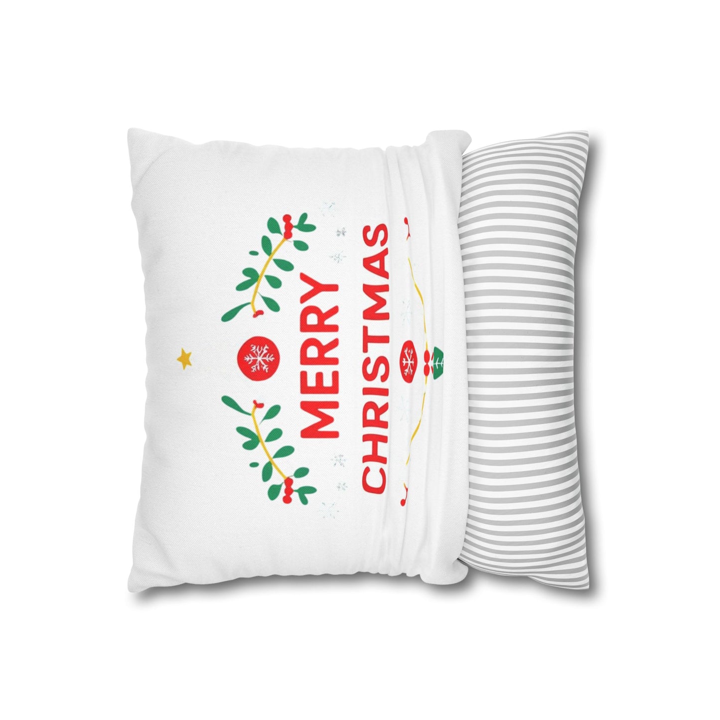 Merry Christmas Pillowcase, Holiday Decor for Christmas, Cozy Home Accent, Festive Gift Idea, Seasonal Pillow Cover