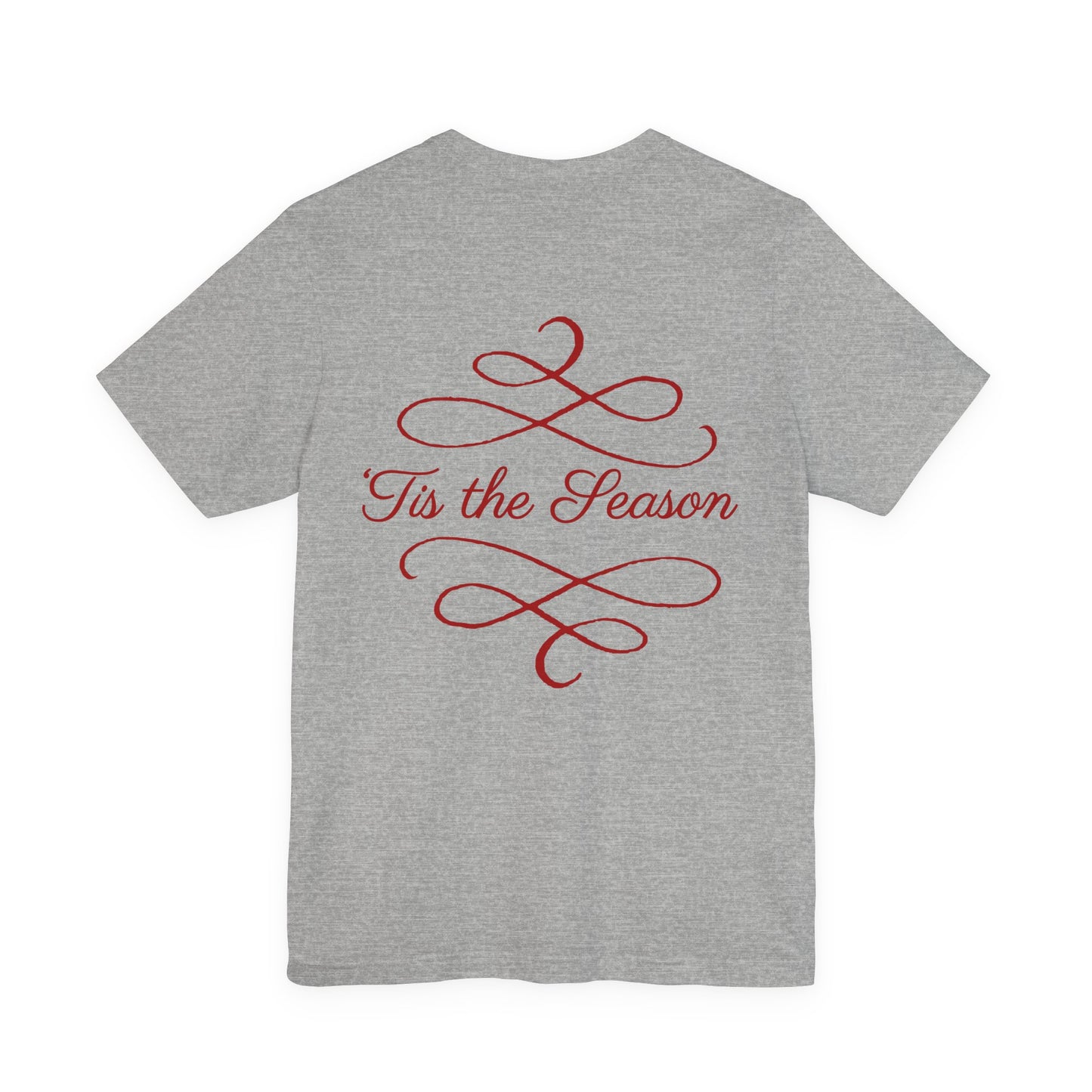 Merry Christmas Unisex Tee, Holiday T-Shirt, Festive Short Sleeve Shirt, Christmas Gift, Seasonal Apparel