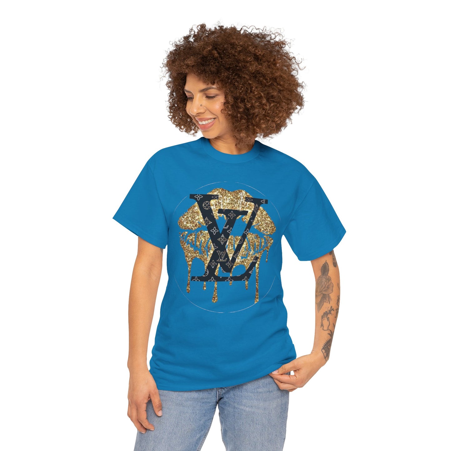 Stylish Statement Tee, Unisex Heavy Cotton T-Shirt, Casual Wear, Fashion Gift, Streetwear Essential, Trendy Graphic Shirt