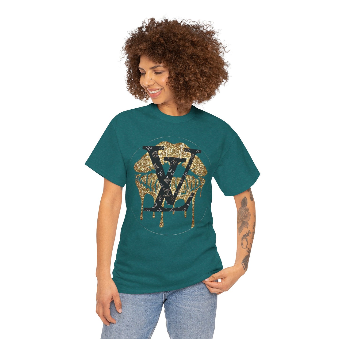 Stylish Statement Tee, Unisex Heavy Cotton T-Shirt, Casual Wear, Fashion Gift, Streetwear Essential, Trendy Graphic Shirt