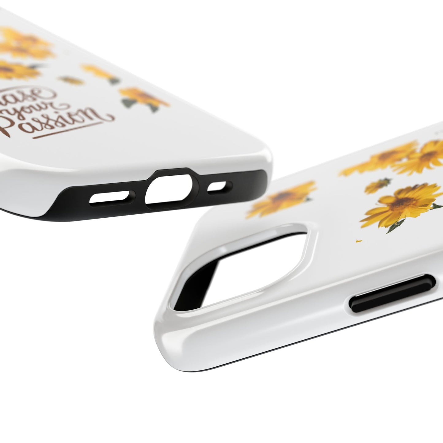 Cover Iphone 15_Chase Your Passion iPhone 15 Case – Floral Design 🌻 | Customizable