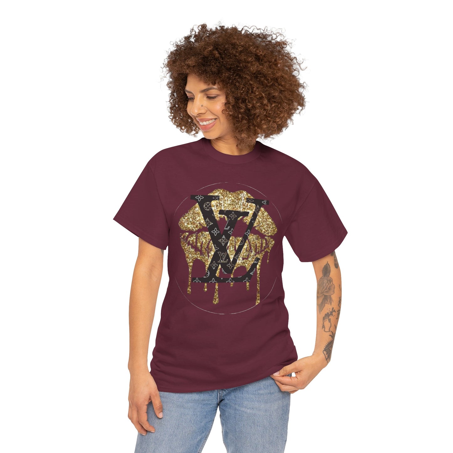 Stylish Statement Tee, Unisex Heavy Cotton T-Shirt, Casual Wear, Fashion Gift, Streetwear Essential, Trendy Graphic Shirt