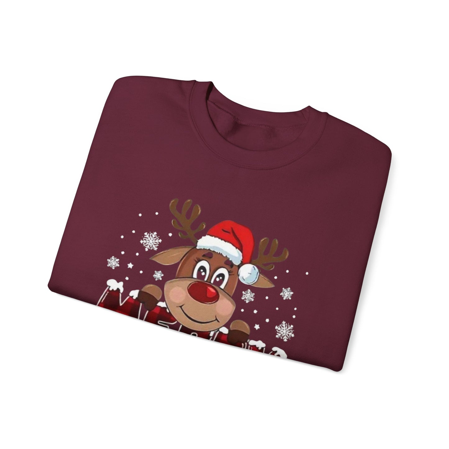 Merry Christmas Unisex Crewneck Sweatshirt, Holiday Gift, Festive Apparel, Cozy Winter Wear, Christmas Sweatshirt, Cheerful Design