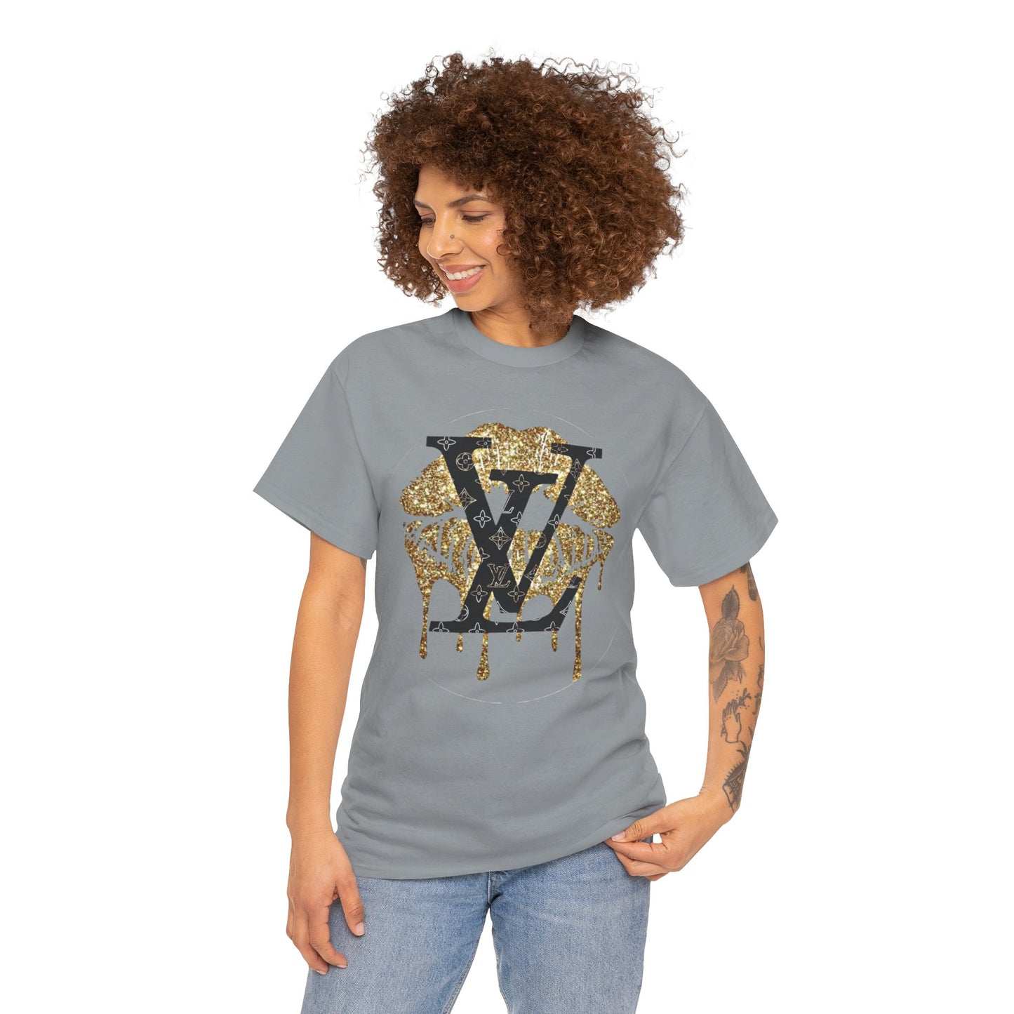 Stylish Statement Tee, Unisex Heavy Cotton T-Shirt, Casual Wear, Fashion Gift, Streetwear Essential, Trendy Graphic Shirt