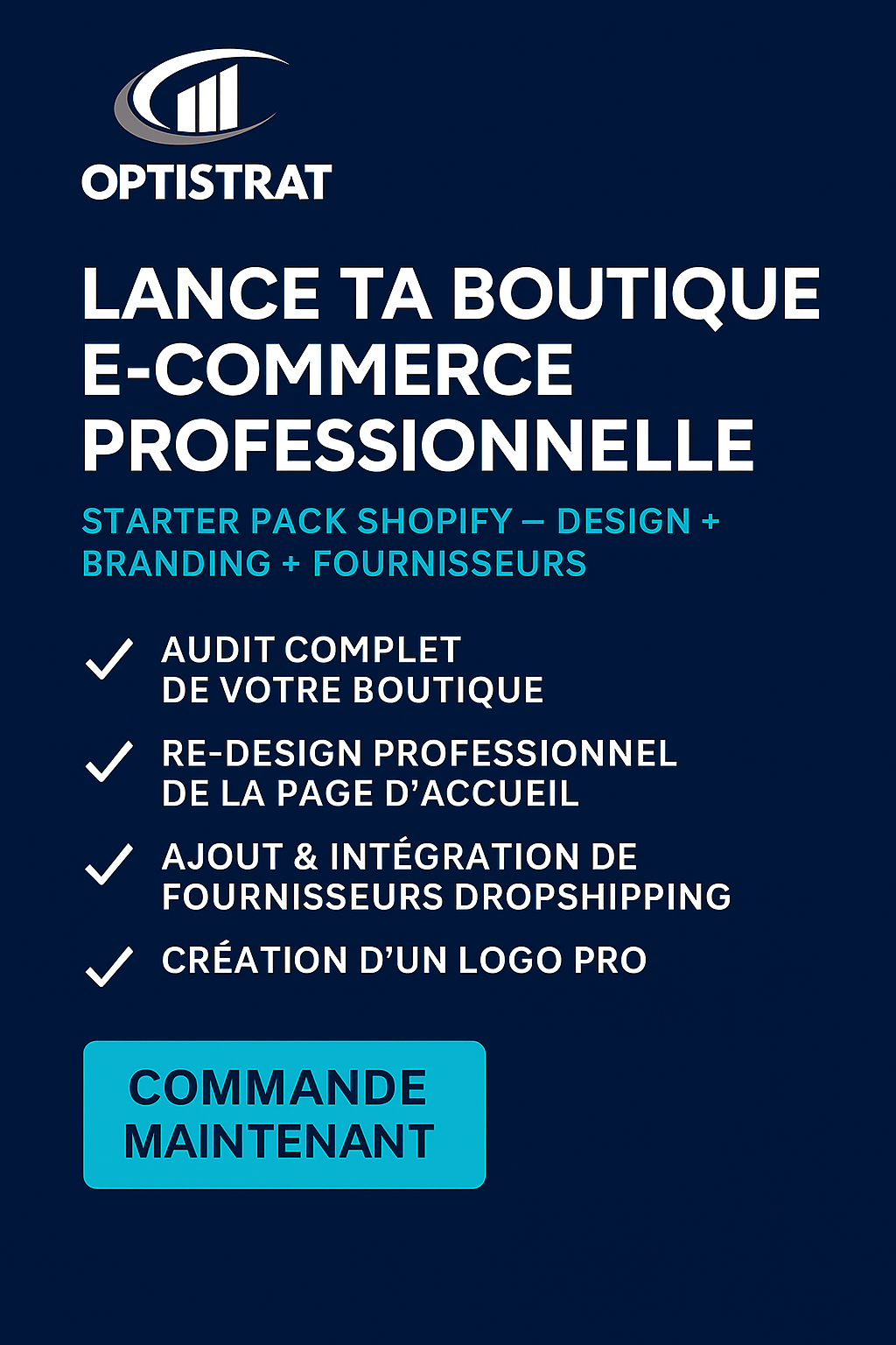 Re-design ta boutique e-commerce professionnelle (Optistrat Starter Pack)