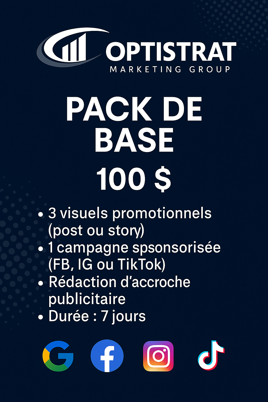 Campagne Marketing Direct – Facebook / Instagram / TikTok / Google