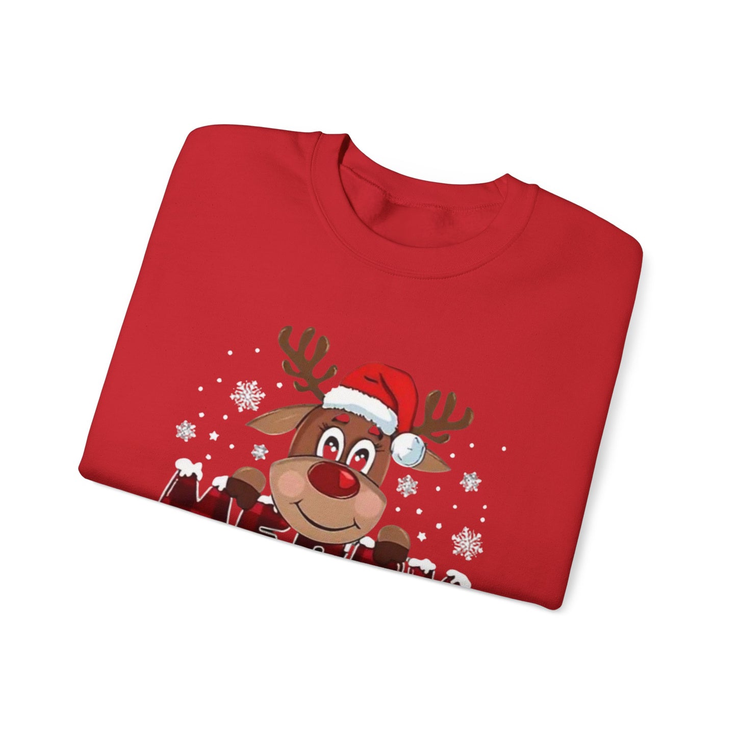 Merry Christmas Unisex Crewneck Sweatshirt, Holiday Gift, Festive Apparel, Cozy Winter Wear, Christmas Sweatshirt, Cheerful Design