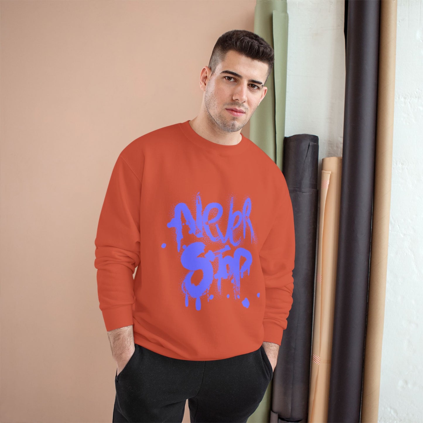Champion Sweatshirt - Urban Streetwear, Stylish Casual Wear, Gift for Teens, Cool Graphic Top