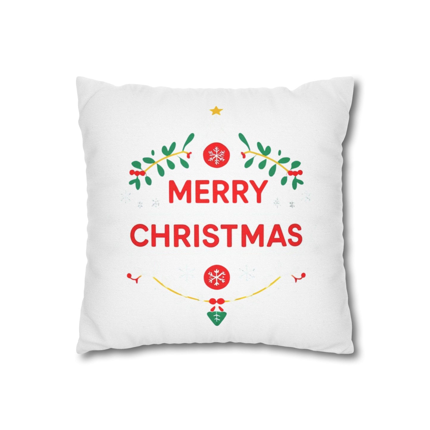 Merry Christmas Pillowcase, Holiday Decor for Christmas, Cozy Home Accent, Festive Gift Idea, Seasonal Pillow Cover