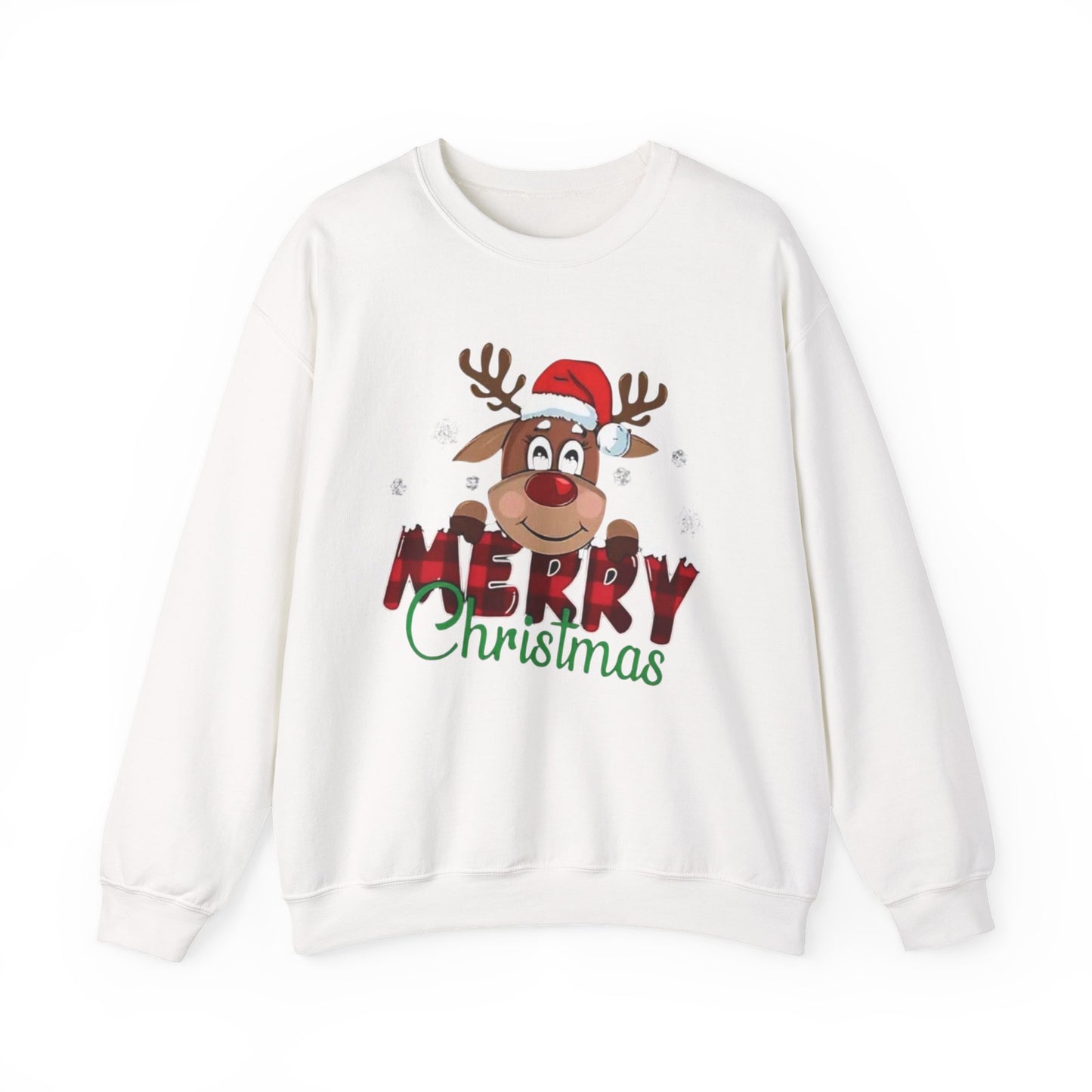 Merry Christmas Unisex Crewneck Sweatshirt, Holiday Gift, Festive Apparel, Cozy Winter Wear, Christmas Sweatshirt, Cheerful Design