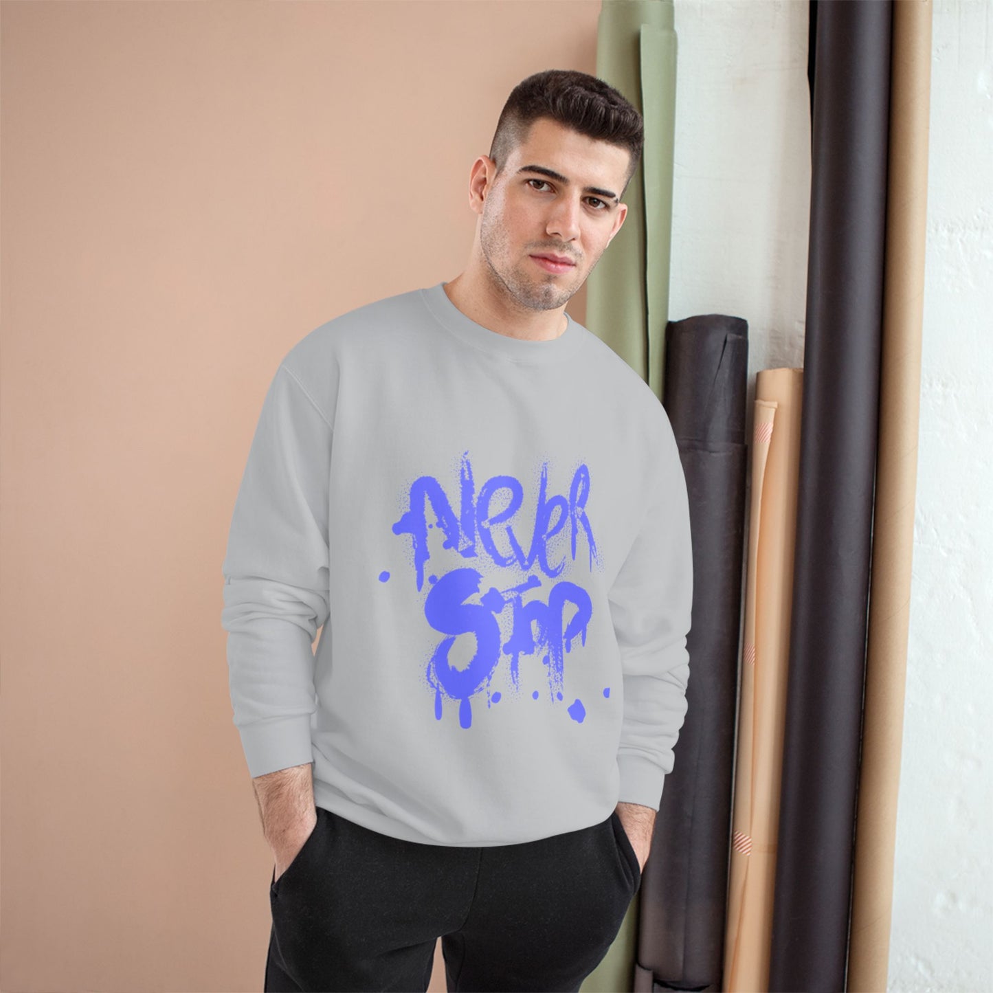 Champion Sweatshirt - Urban Streetwear, Stylish Casual Wear, Gift for Teens, Cool Graphic Top