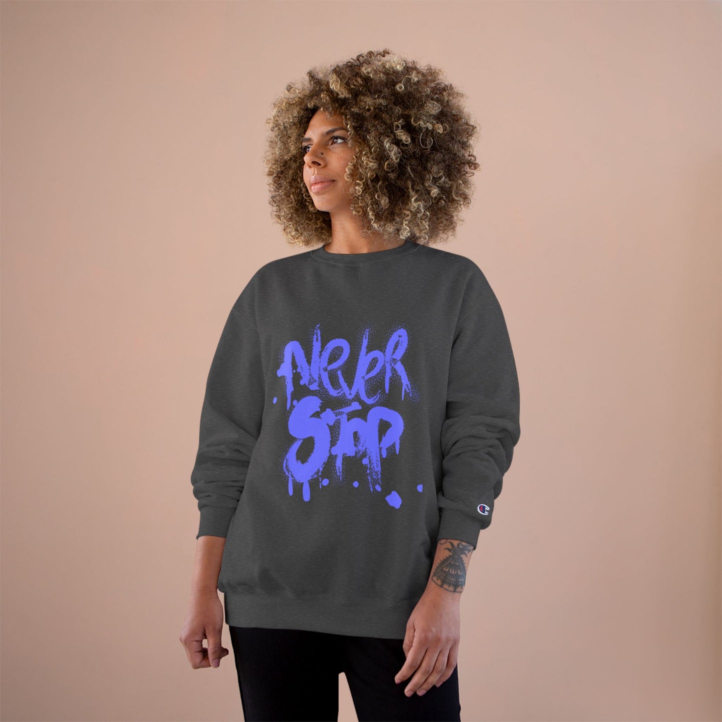 Champion Sweatshirt - Urban Streetwear, Stylish Casual Wear, Gift for Teens, Cool Graphic Top