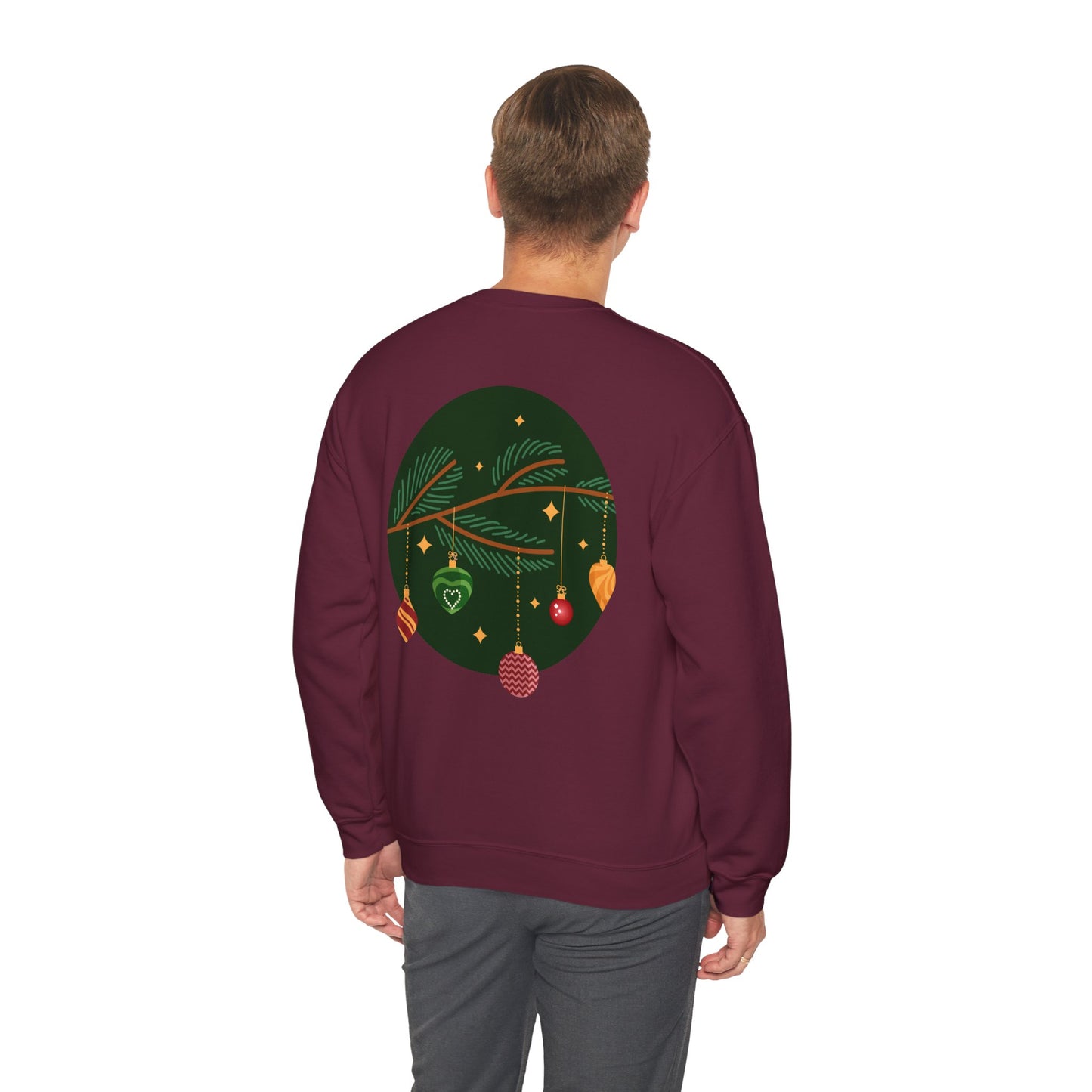 Merry Christmas Unisex Crewneck Sweatshirt, Holiday Sweater, Christmas Gift, Cozy Crewneck, Winter Fashion