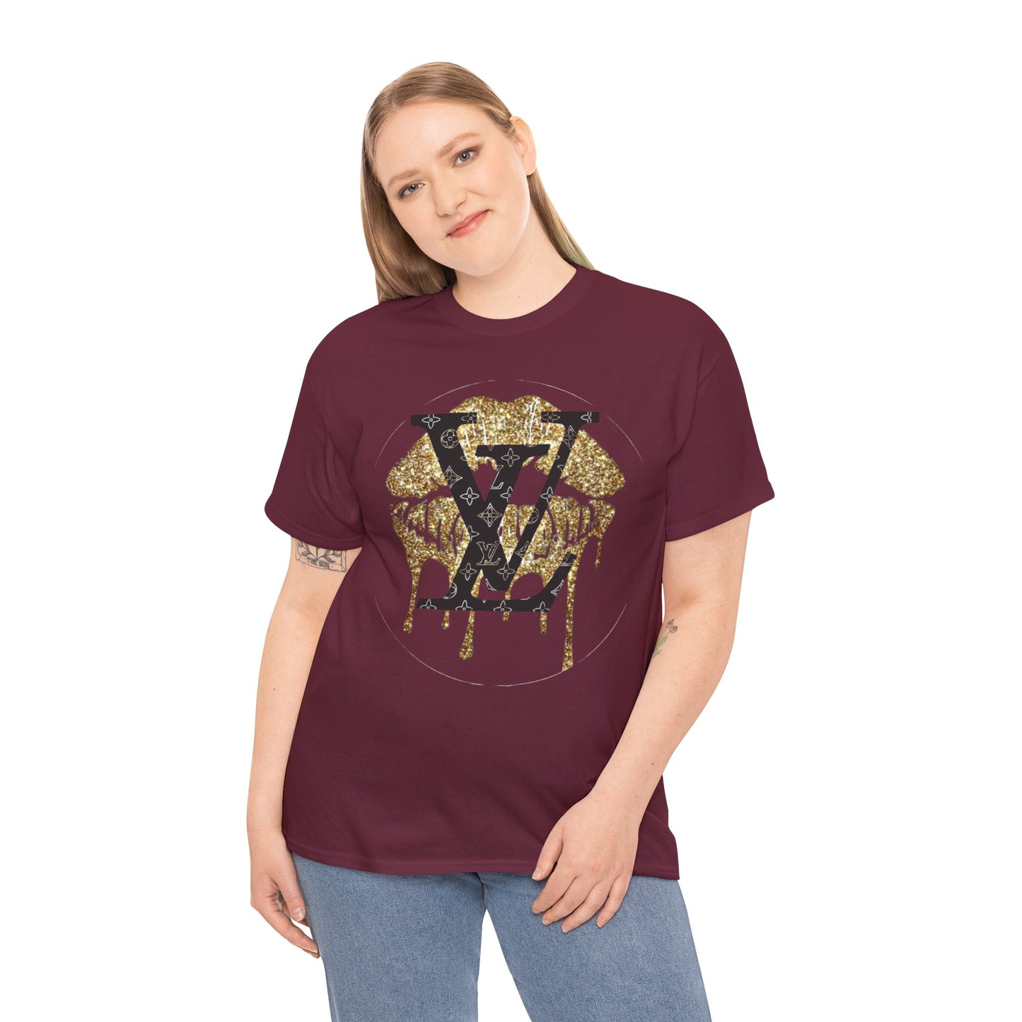 Stylish Statement Tee, Unisex Heavy Cotton T-Shirt, Casual Wear, Fashion Gift, Streetwear Essential, Trendy Graphic Shirt