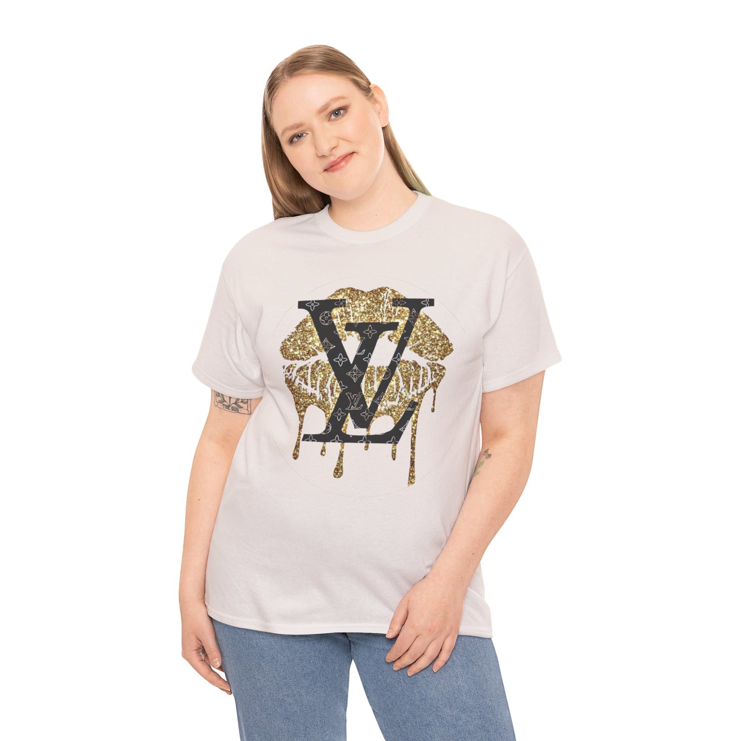 Stylish Statement Tee, Unisex Heavy Cotton T-Shirt, Casual Wear, Fashion Gift, Streetwear Essential, Trendy Graphic Shirt