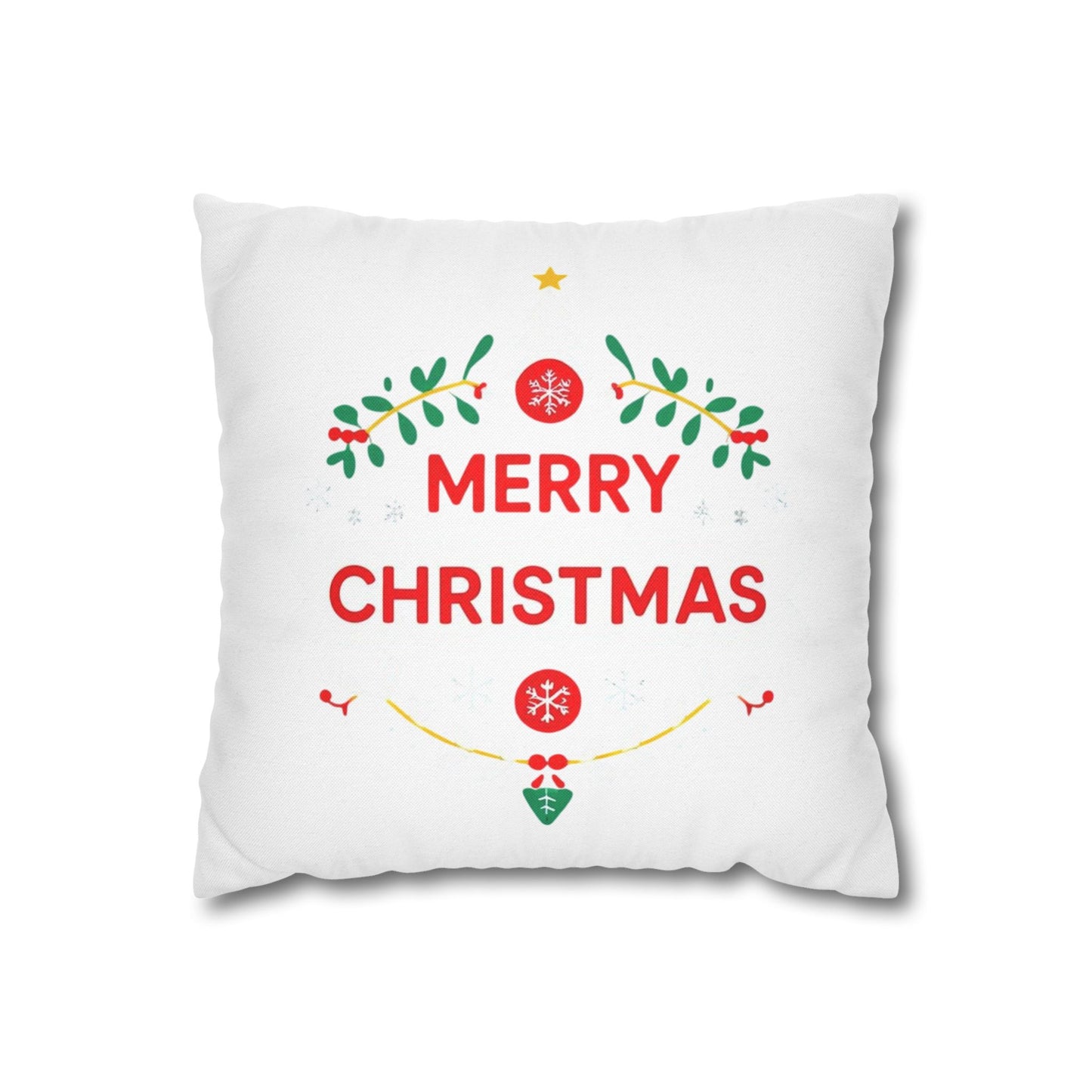 Merry Christmas Pillowcase, Holiday Decor for Christmas, Cozy Home Accent, Festive Gift Idea, Seasonal Pillow Cover