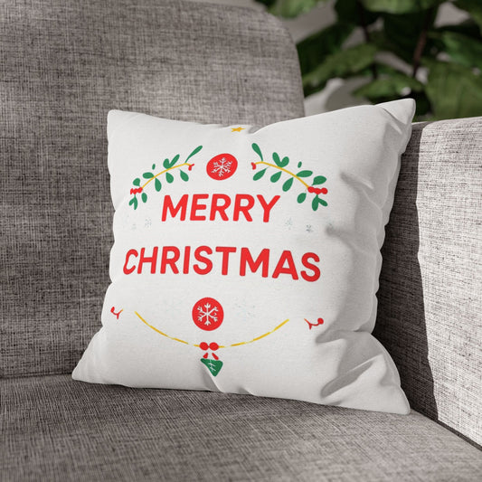 Merry Christmas Pillowcase, Holiday Decor for Christmas, Cozy Home Accent, Festive Gift Idea, Seasonal Pillow Cover