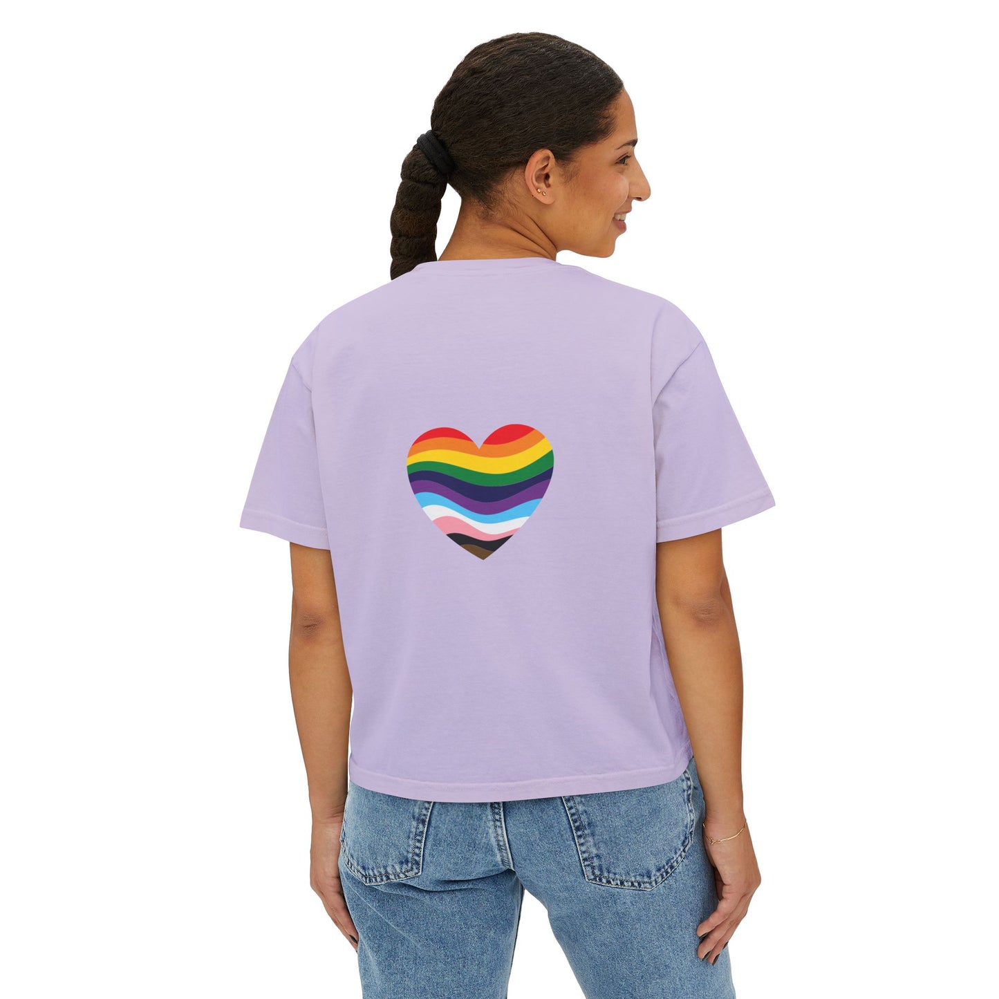 Juneteenth Boxy Tee, Women's Equality T-Shirt, LGBTQ Pride Top, Black History Month Shirt, Freedom and Unity Apparel, Celebratory [...]