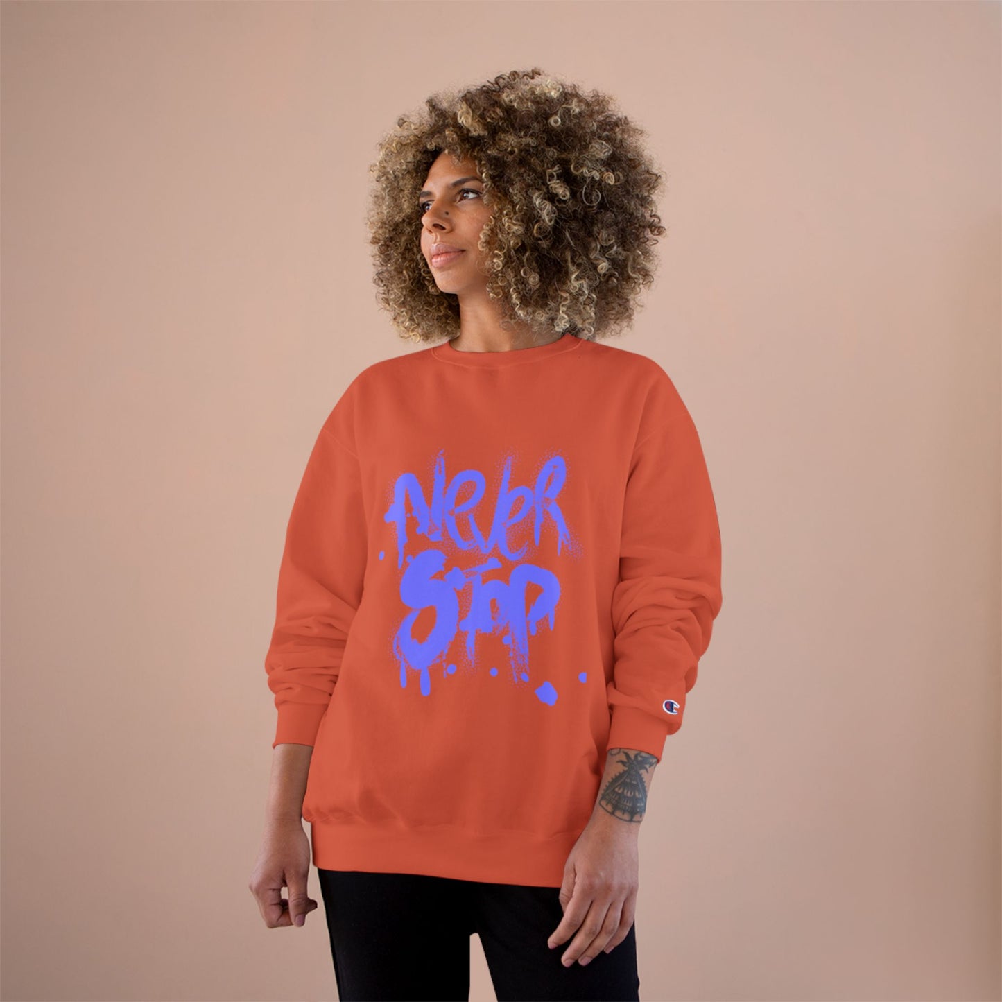 Champion Sweatshirt - Urban Streetwear, Stylish Casual Wear, Gift for Teens, Cool Graphic Top