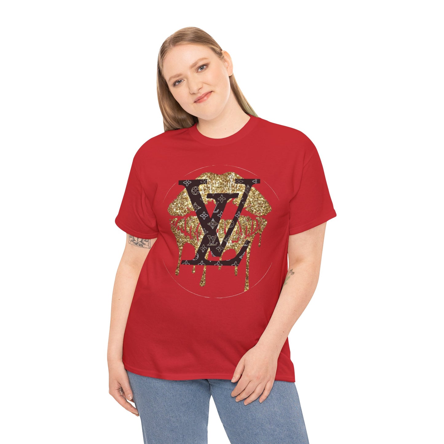 Stylish Statement Tee, Unisex Heavy Cotton T-Shirt, Casual Wear, Fashion Gift, Streetwear Essential, Trendy Graphic Shirt