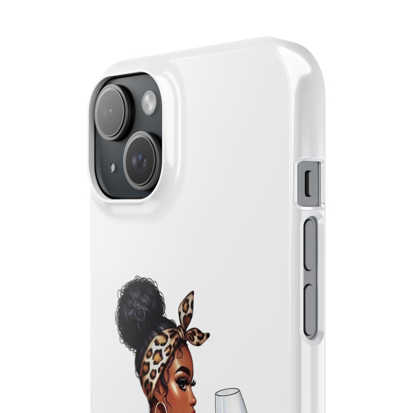 Stylish Slim Phone Case – Make Yourself a Priority, Chic Phone Cover, Gift for Her, Trendy Tech Accessory, Motivational Case