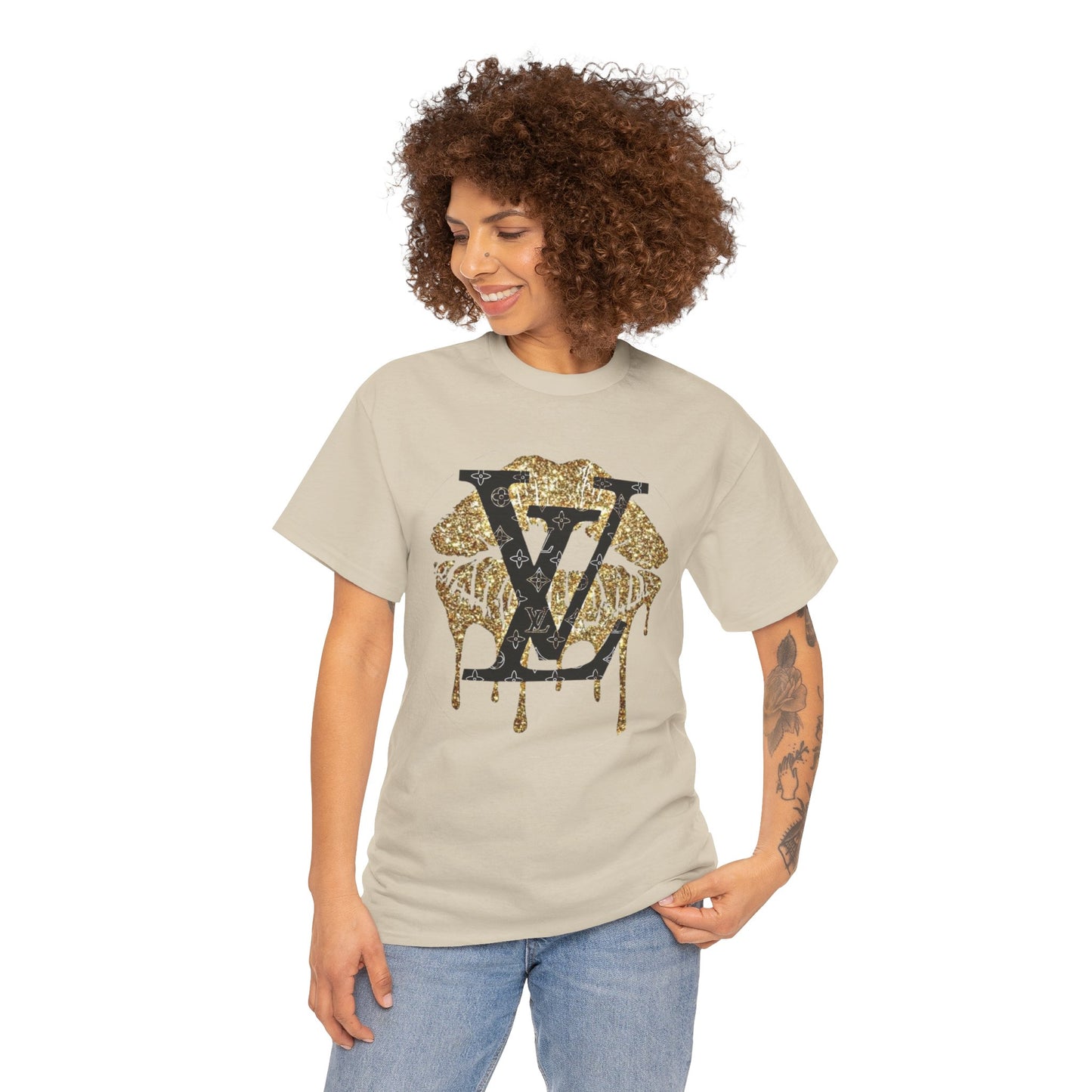 Stylish Statement Tee, Unisex Heavy Cotton T-Shirt, Casual Wear, Fashion Gift, Streetwear Essential, Trendy Graphic Shirt