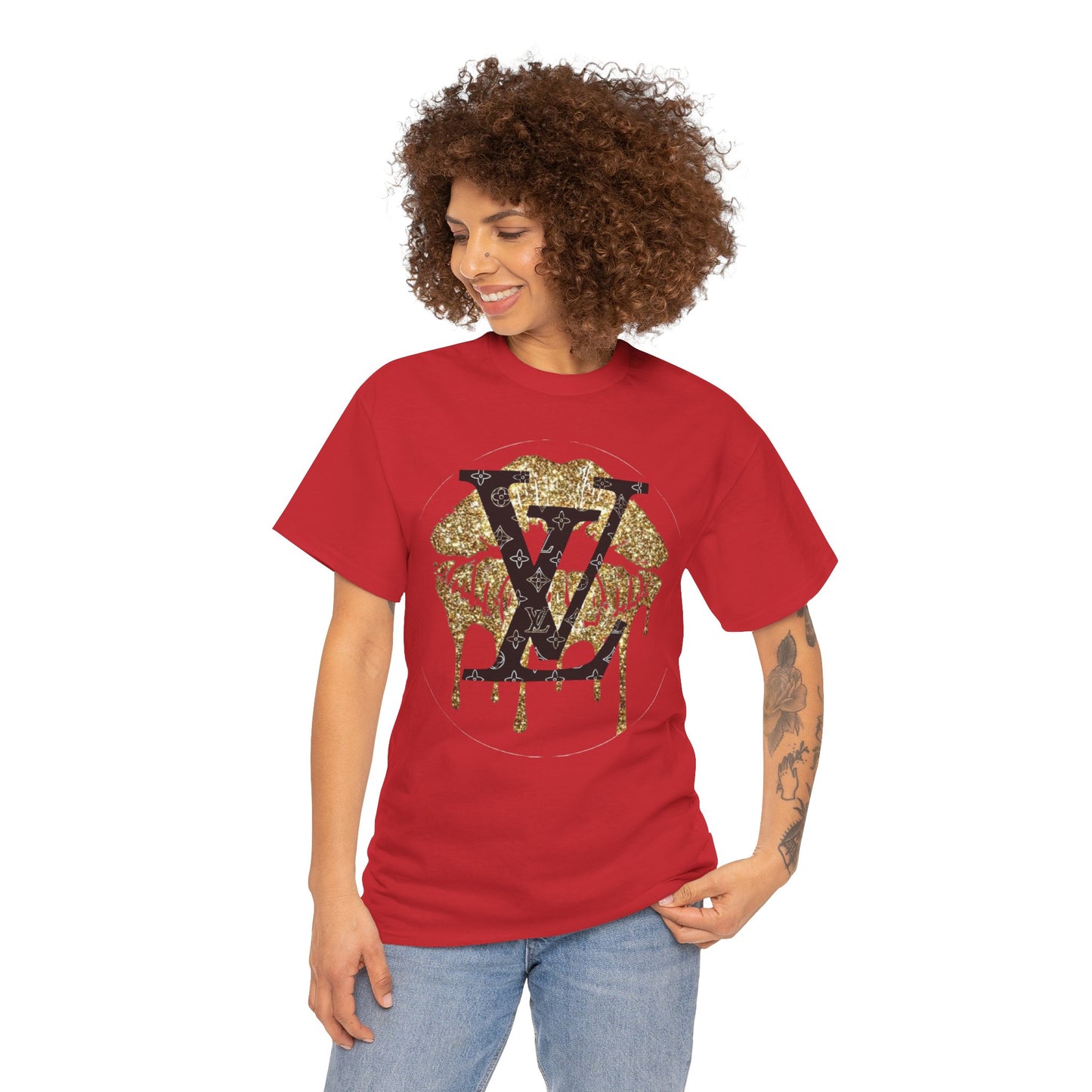 Stylish Statement Tee, Unisex Heavy Cotton T-Shirt, Casual Wear, Fashion Gift, Streetwear Essential, Trendy Graphic Shirt