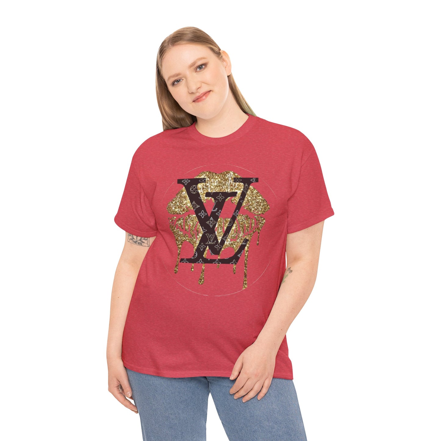 Stylish Statement Tee, Unisex Heavy Cotton T-Shirt, Casual Wear, Fashion Gift, Streetwear Essential, Trendy Graphic Shirt
