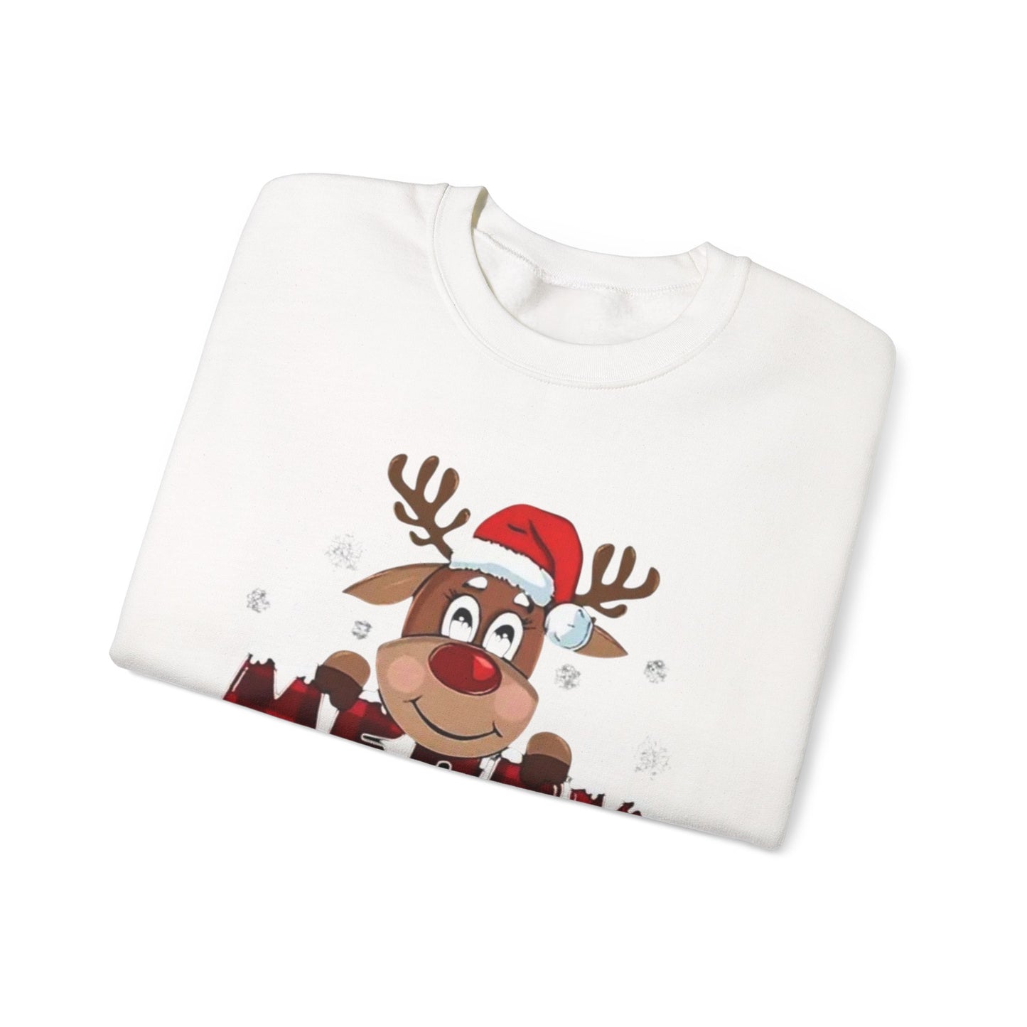 Merry Christmas Unisex Crewneck Sweatshirt, Holiday Gift, Festive Apparel, Cozy Winter Wear, Christmas Sweatshirt, Cheerful Design