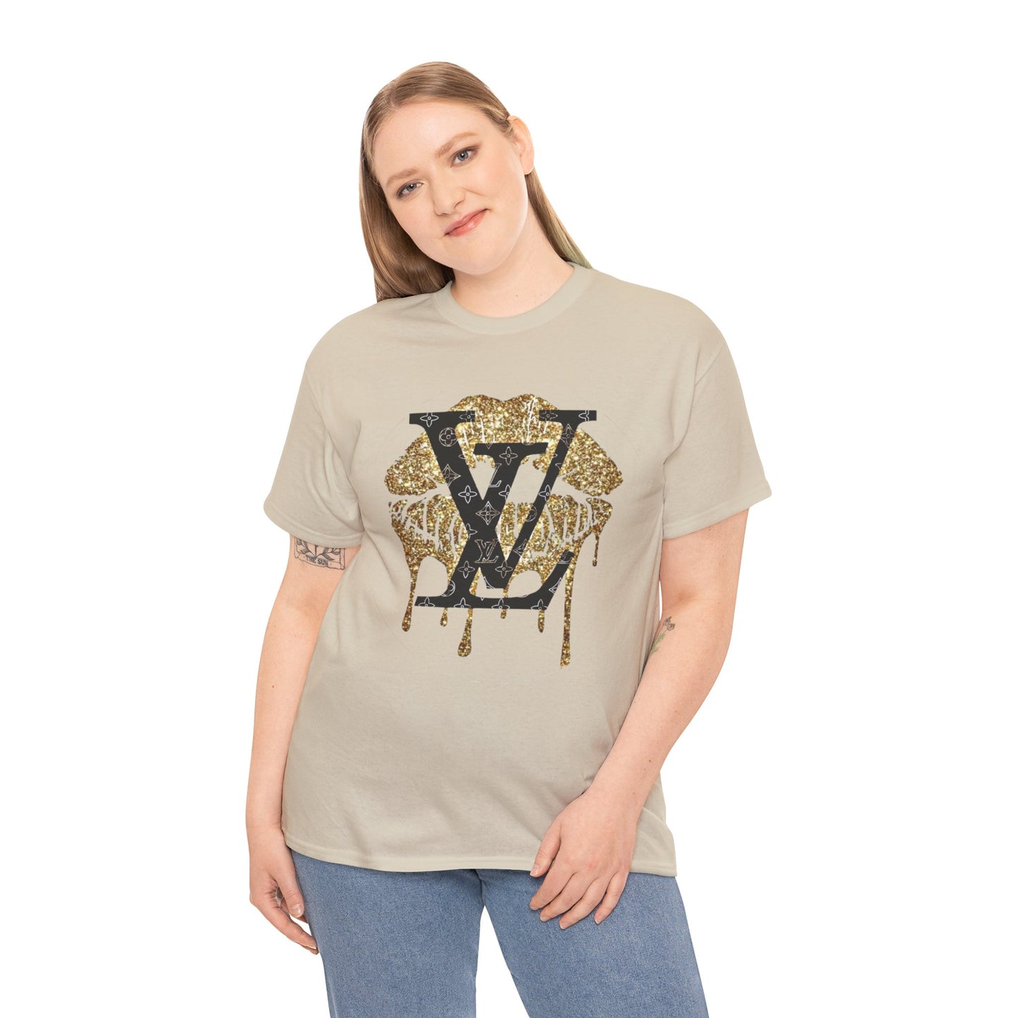 Stylish Statement Tee, Unisex Heavy Cotton T-Shirt, Casual Wear, Fashion Gift, Streetwear Essential, Trendy Graphic Shirt