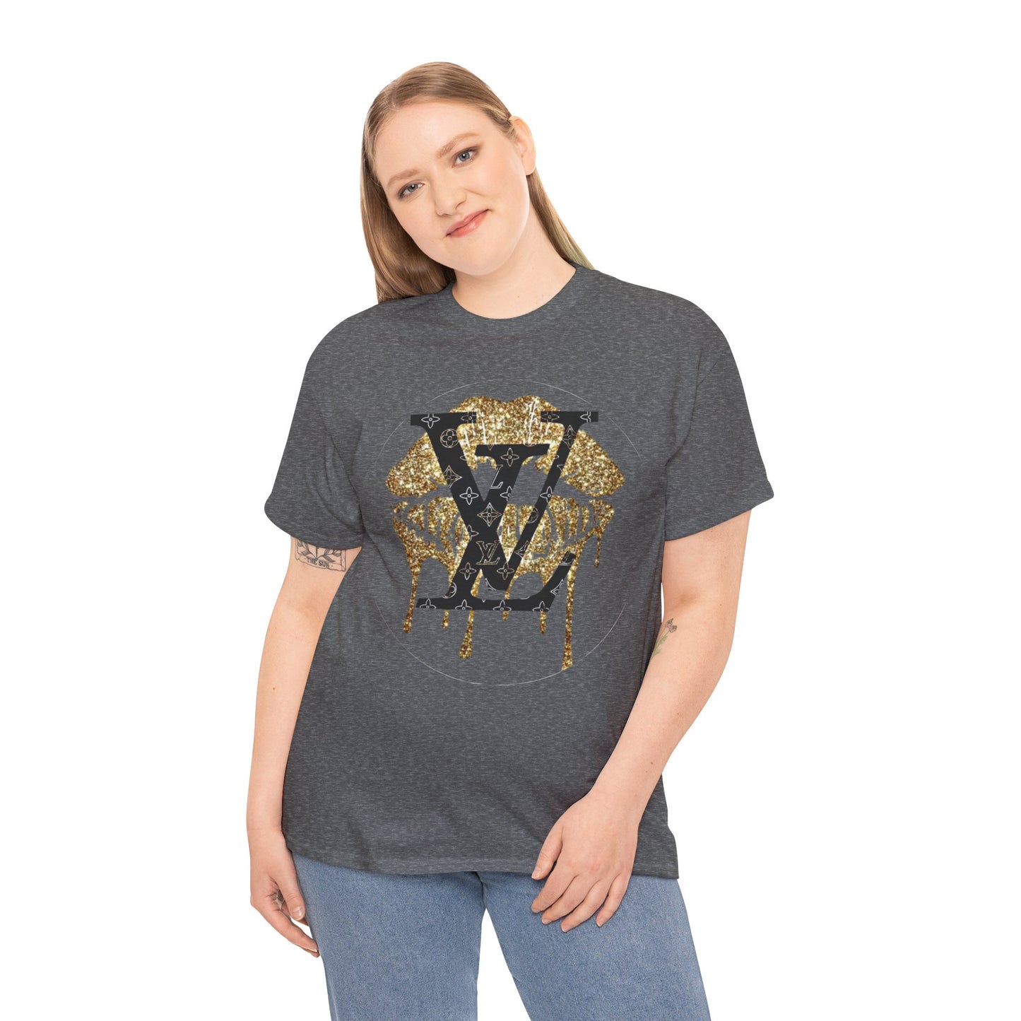 Stylish Statement Tee, Unisex Heavy Cotton T-Shirt, Casual Wear, Fashion Gift, Streetwear Essential, Trendy Graphic Shirt