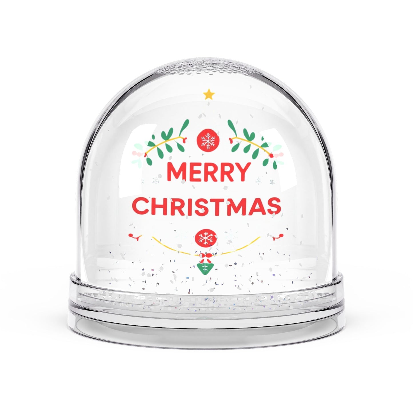 Merry Christmas Snow Globe | Holiday Decor, Winter Wonderland, Christmas Gift, Home Decoration, Festive Keepsake