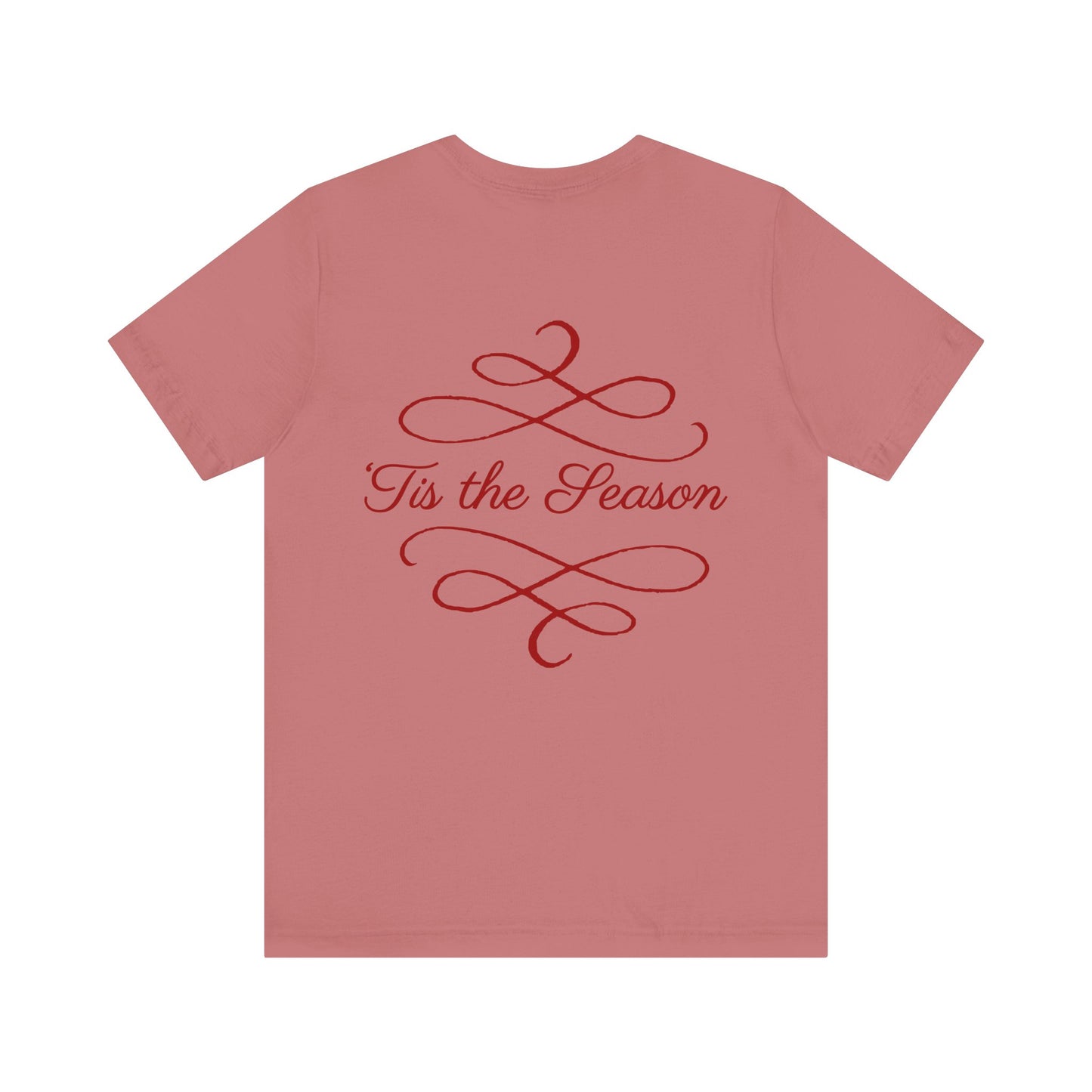 Merry Christmas Unisex Tee, Holiday T-Shirt, Festive Short Sleeve Shirt, Christmas Gift, Seasonal Apparel