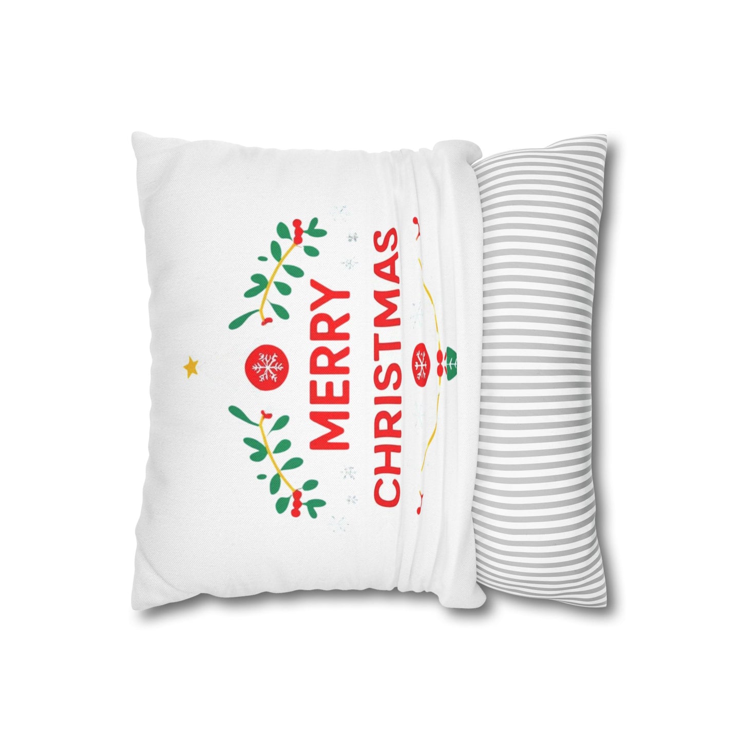Merry Christmas Pillowcase, Holiday Decor for Christmas, Cozy Home Accent, Festive Gift Idea, Seasonal Pillow Cover