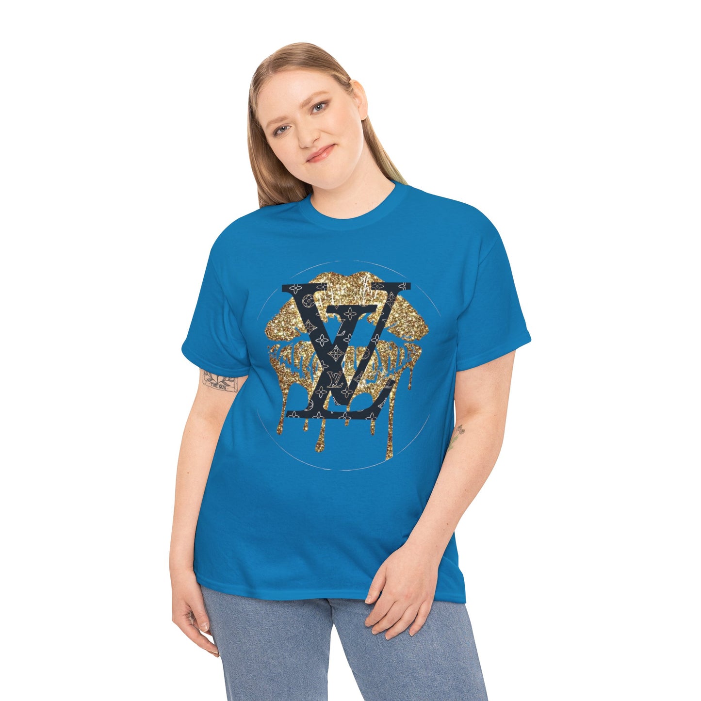 Stylish Statement Tee, Unisex Heavy Cotton T-Shirt, Casual Wear, Fashion Gift, Streetwear Essential, Trendy Graphic Shirt