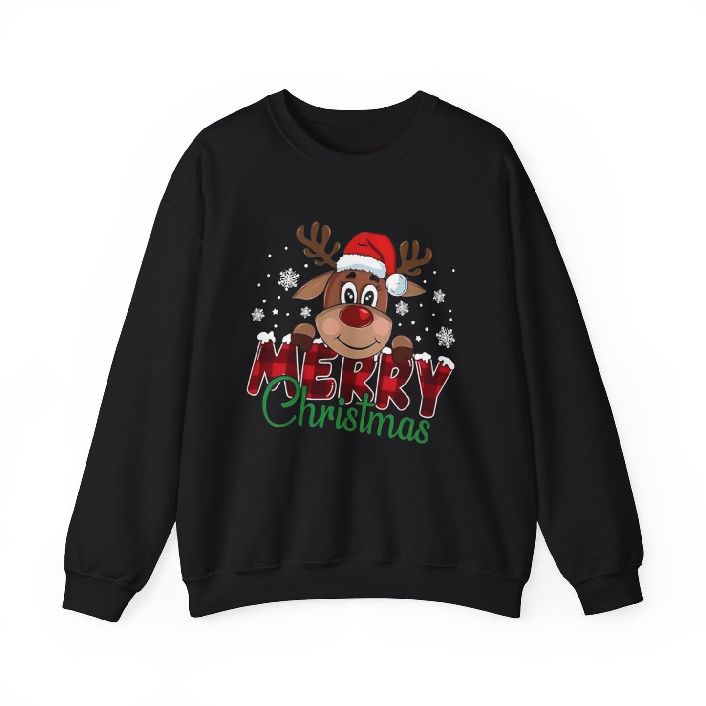 Merry Christmas Unisex Crewneck Sweatshirt, Holiday Gift, Festive Apparel, Cozy Winter Wear, Christmas Sweatshirt, Cheerful Design