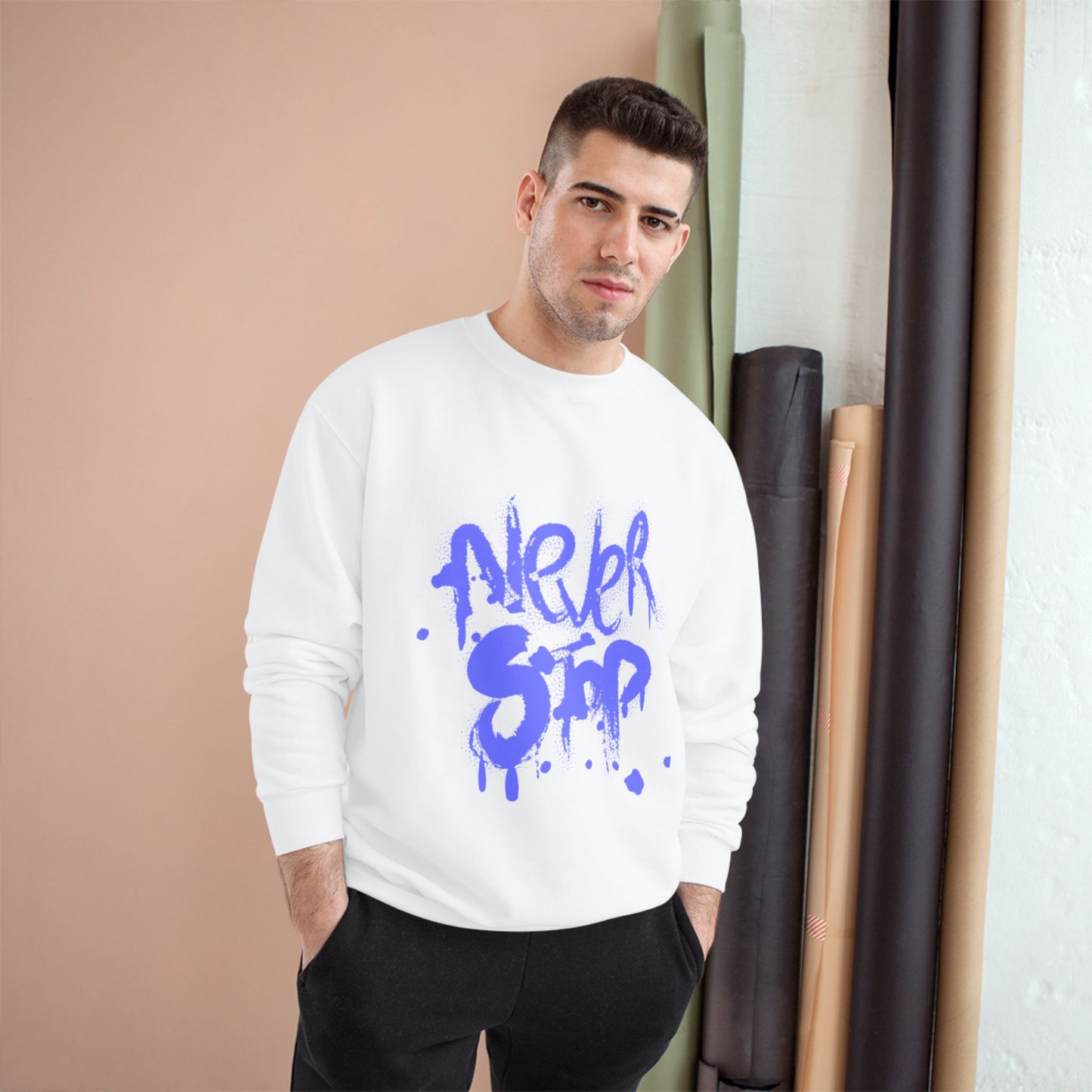 Champion Sweatshirt - Urban Streetwear, Stylish Casual Wear, Gift for Teens, Cool Graphic Top