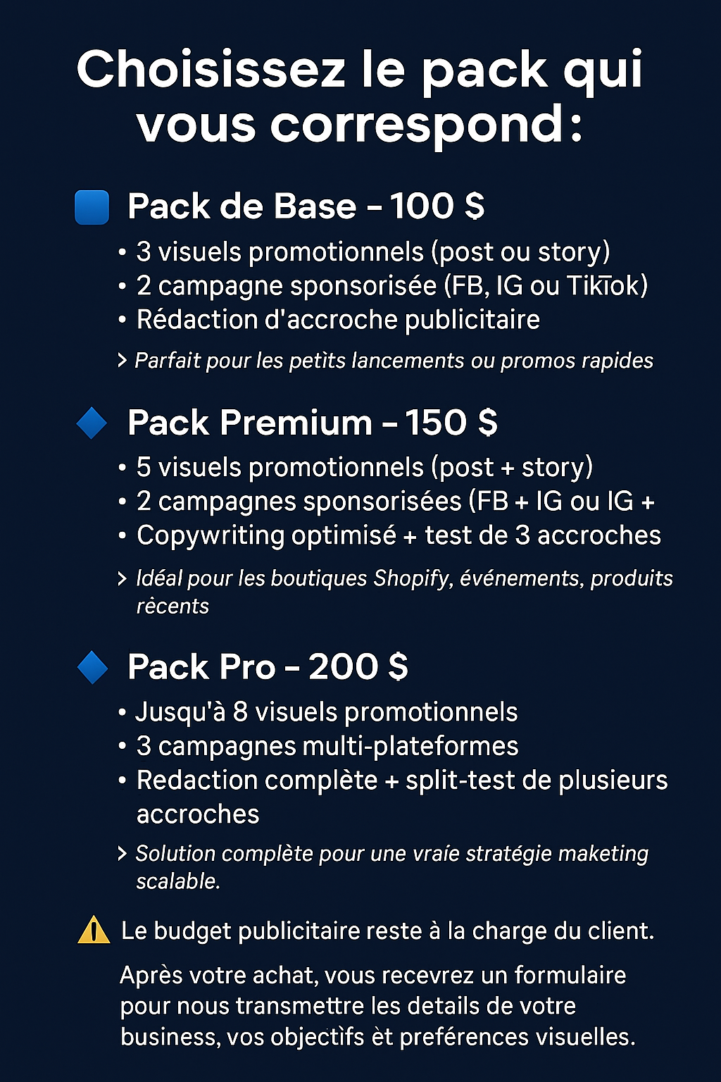 Campagne Marketing Direct – Facebook / Instagram / TikTok / Google