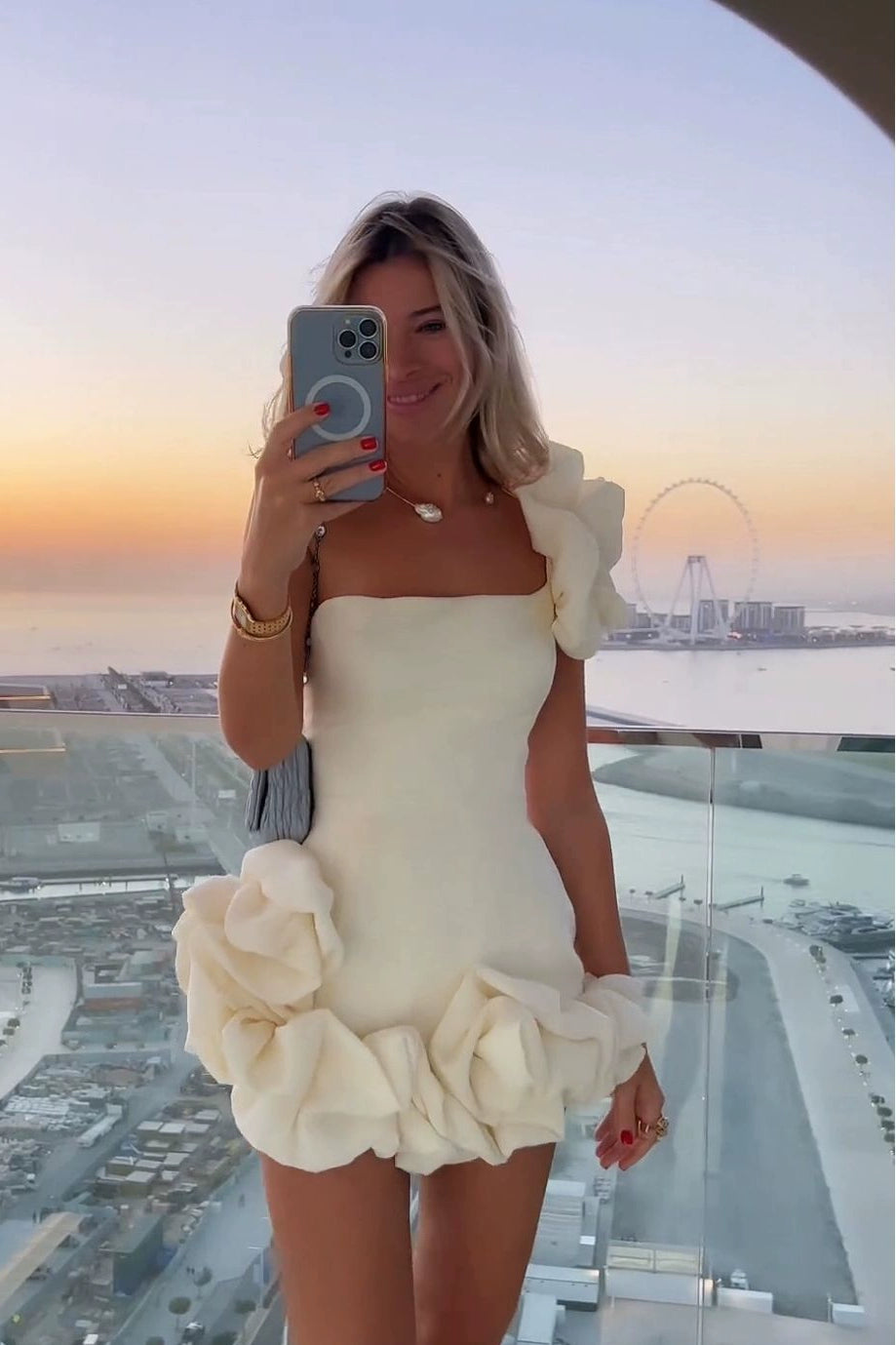 Sexy Party Dress Women's Party Dress Ruffles Bud Tight Waist Dress One Shoulder Tube Top Bodycon Dress