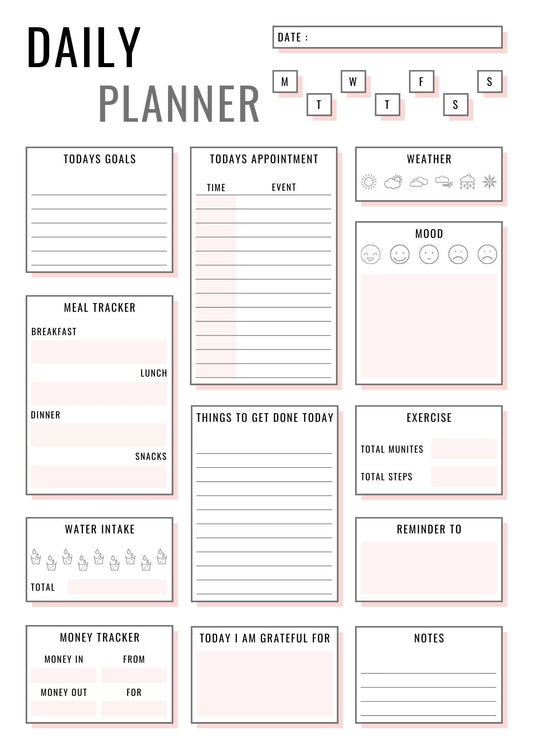 🗓️ Daily Planner – Organise Your Day, Own Your Life