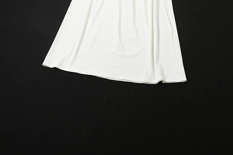 Weird Puss Strapless Dress+Scarf Women Irregular Patchwork Side Split Skinny Elegant Birthday Party Simple Basic Maxi Bodycon