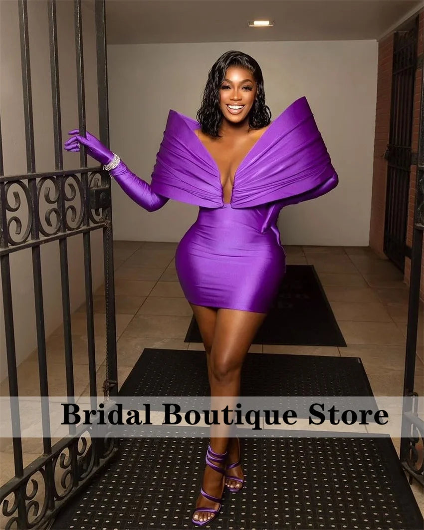 Stunning New Red 2024 Prom Gown With Two Gloves Off Shoulder Birthday Party Cocktail Dresses Robe De Bal Custom-Made Customized