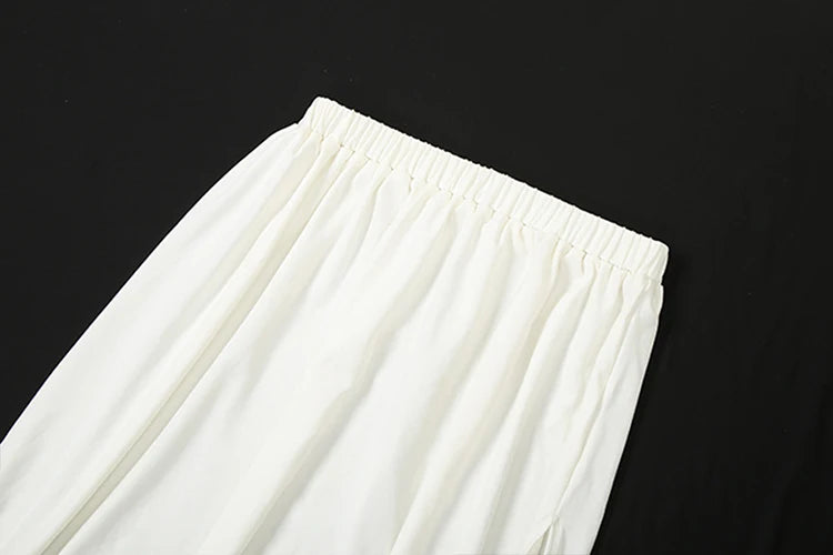 Weird Puss Strapless Dress+Scarf Women Irregular Patchwork Side Split Skinny Elegant Birthday Party Simple Basic Maxi Bodycon