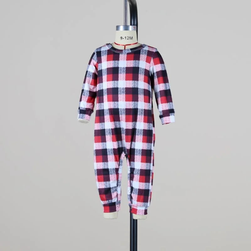 Christmas Family Matching Pajamas Sets Parent-Child Mother Daughter Cotton Suit Father Son Cartoon Top Trousers Outfits